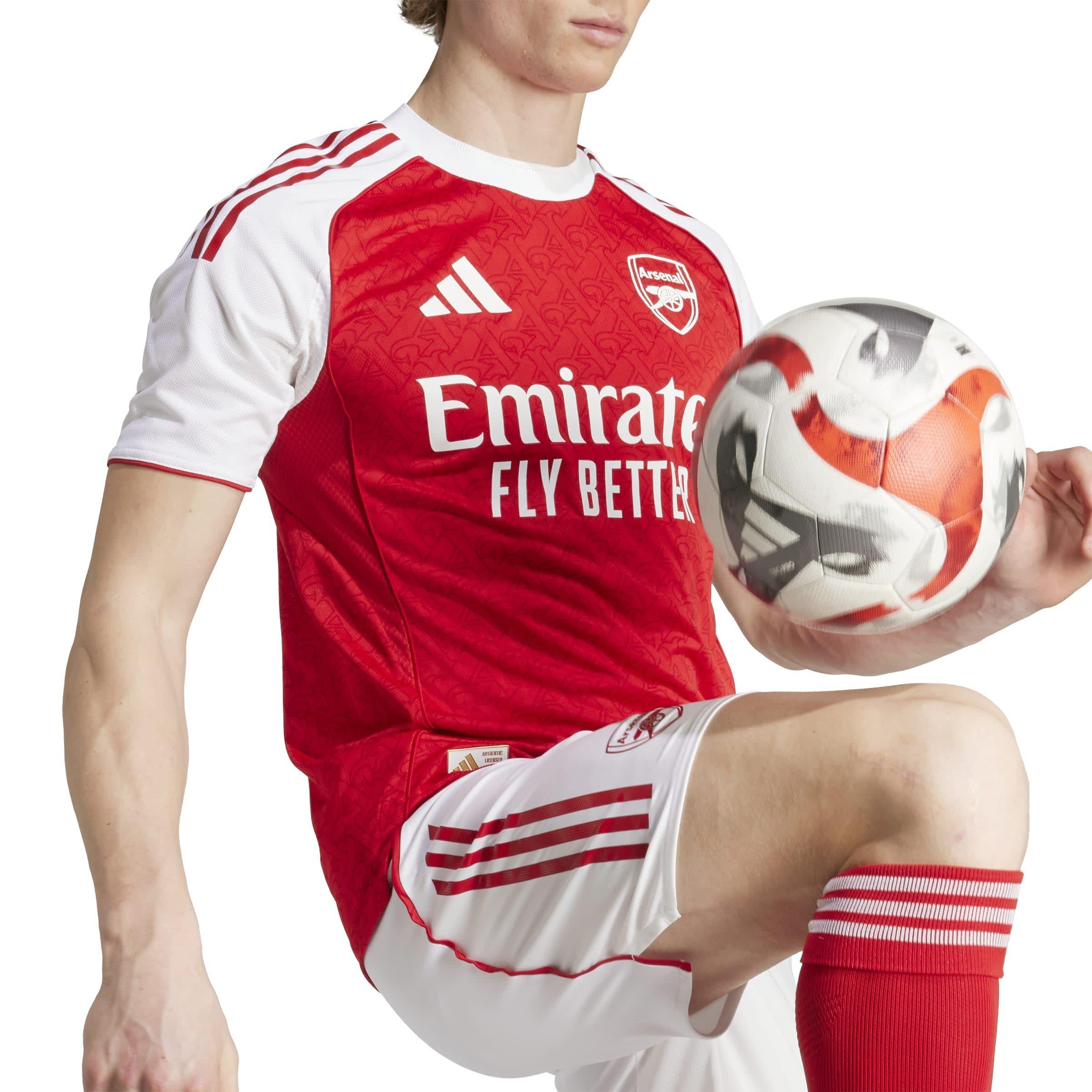 Red/White - adidas - Arsenal Authentic Home Shirt 2025 2026 Mens - 6