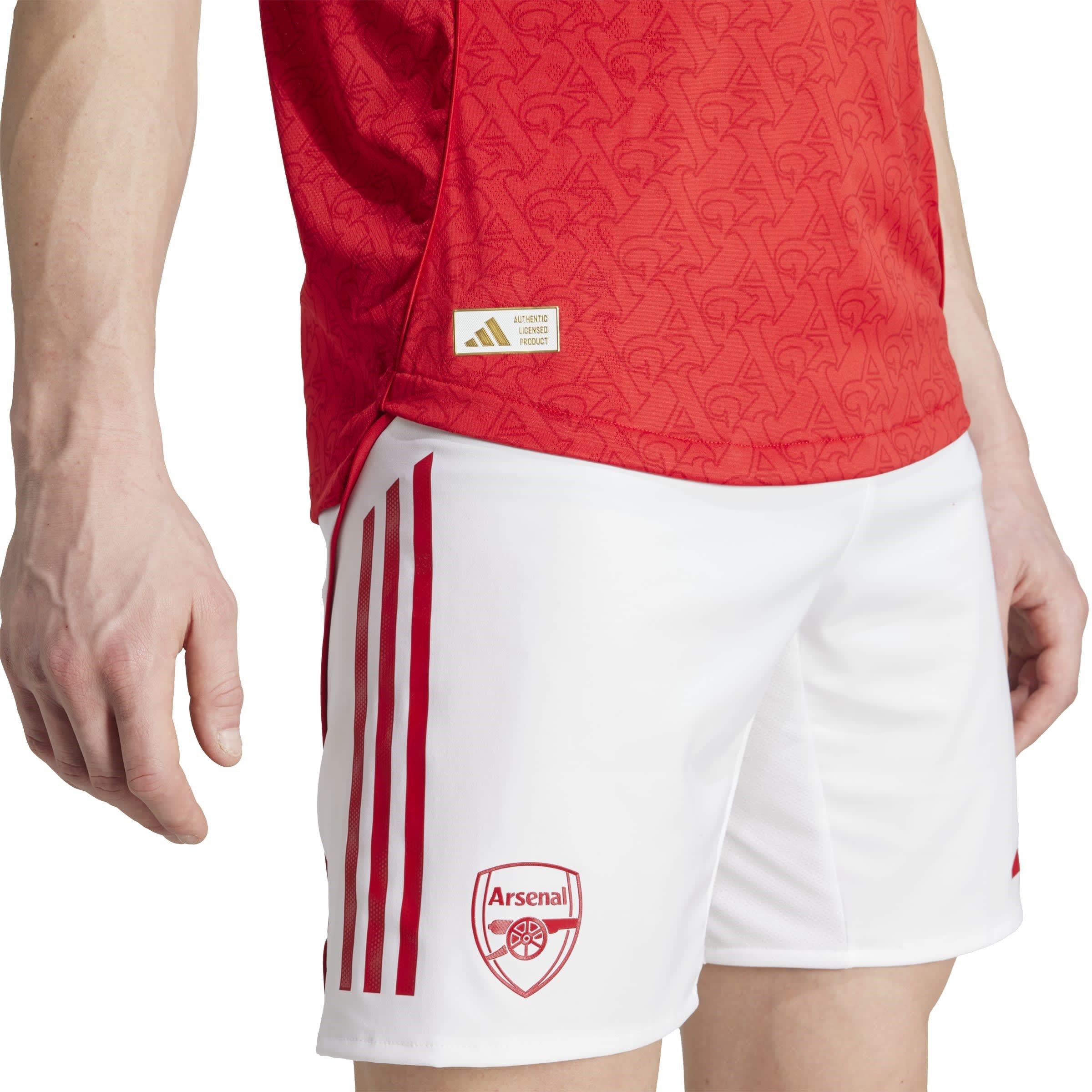 Red/White - adidas - Arsenal Authentic Home Shirt 2025 2026 Mens - 8