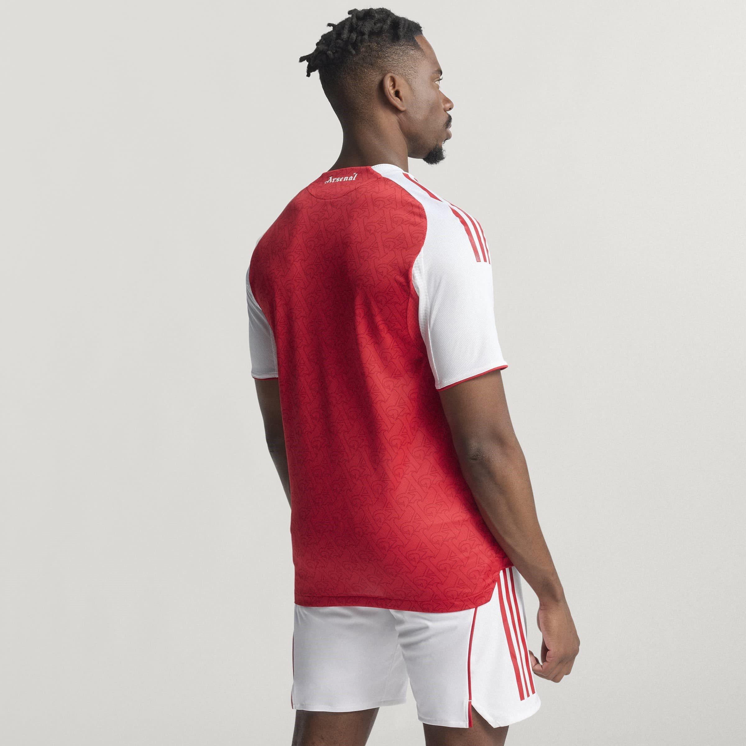 Red/White - adidas - Arsenal Authentic Home Shirt 2025 2026 Mens - 10
