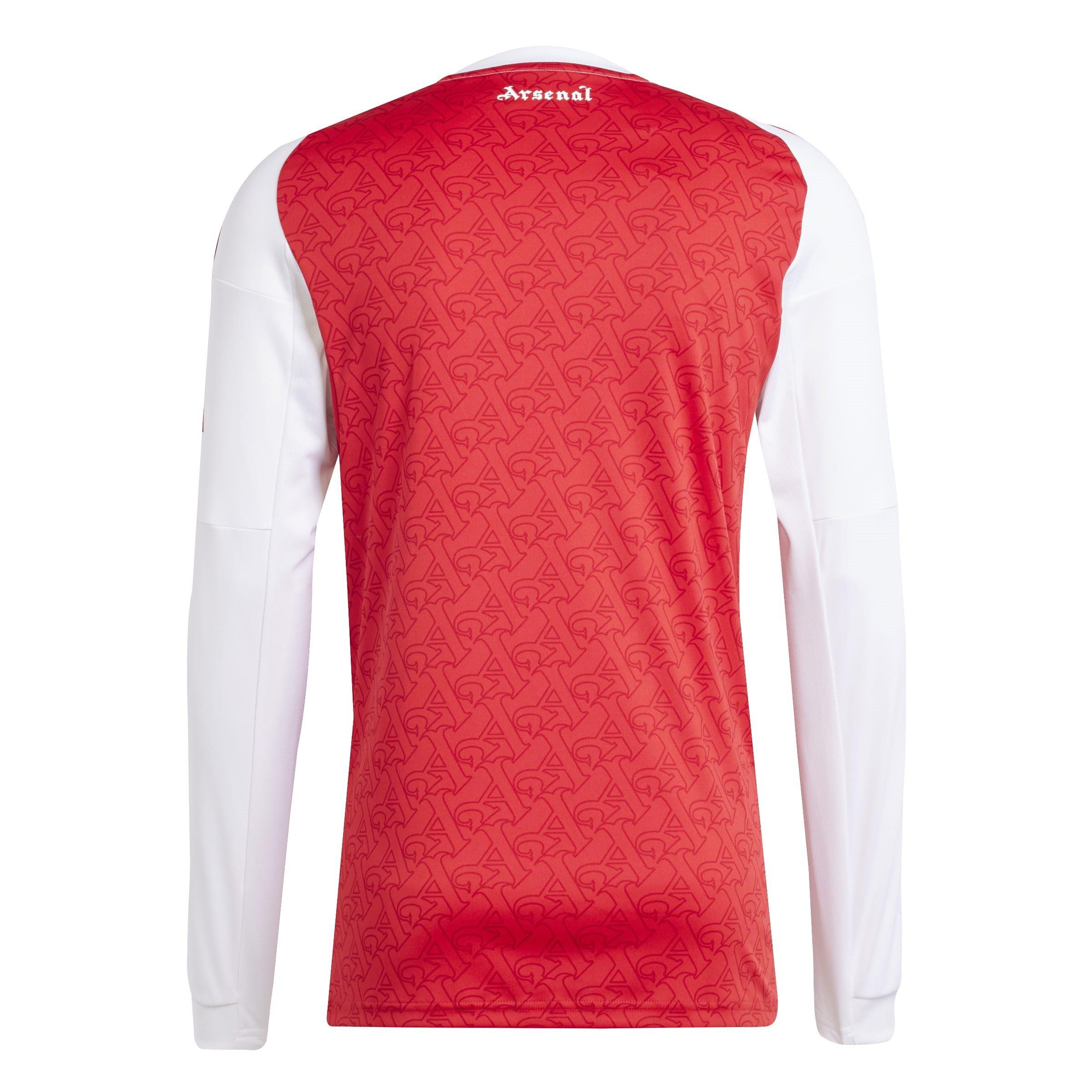 Red/White - adidas - Arsenal Long Sleeve Home Shirt 2025 2026 Mens - 2
