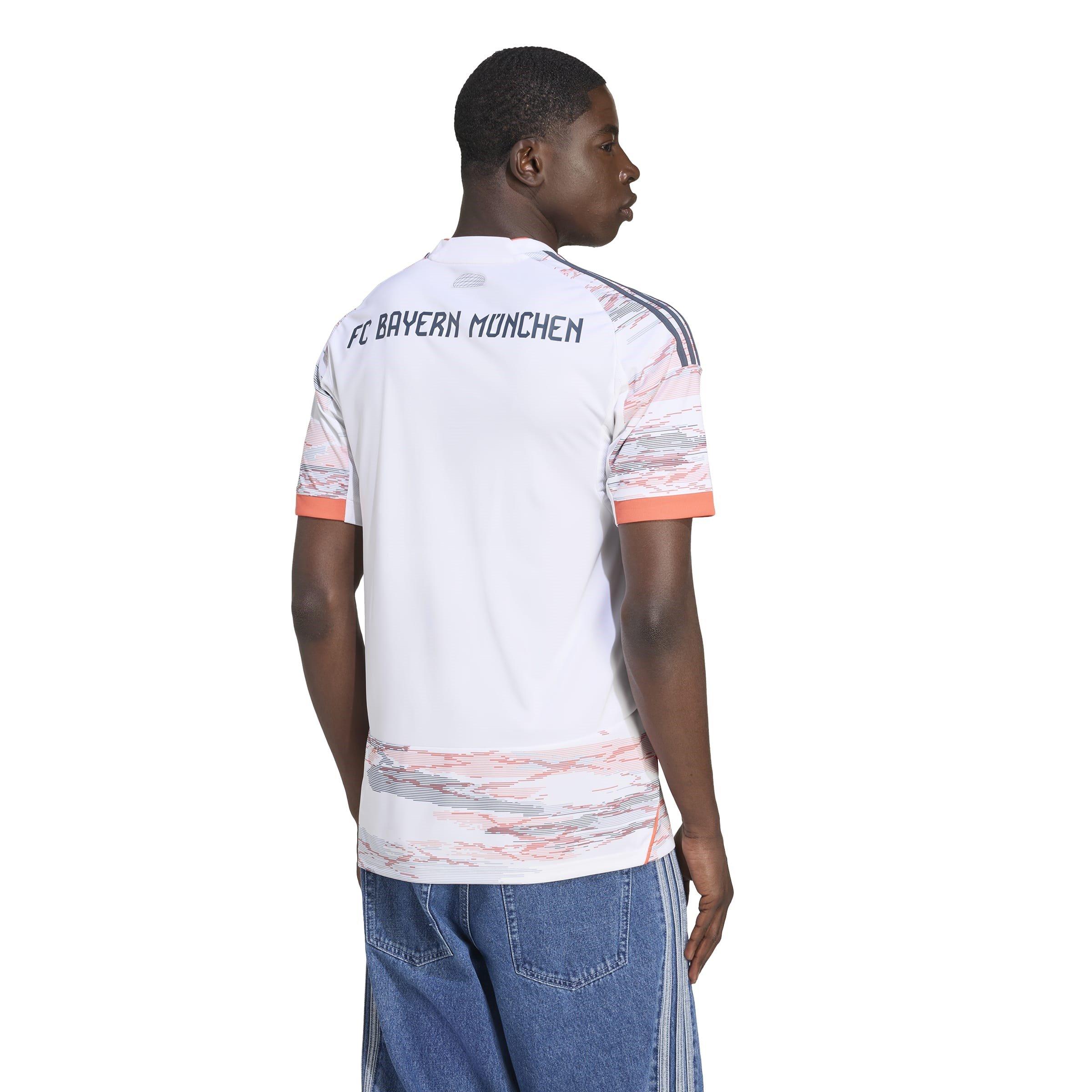 White - adidas - Bayern Munich Away Shirt 2025 2026 Adults - 4