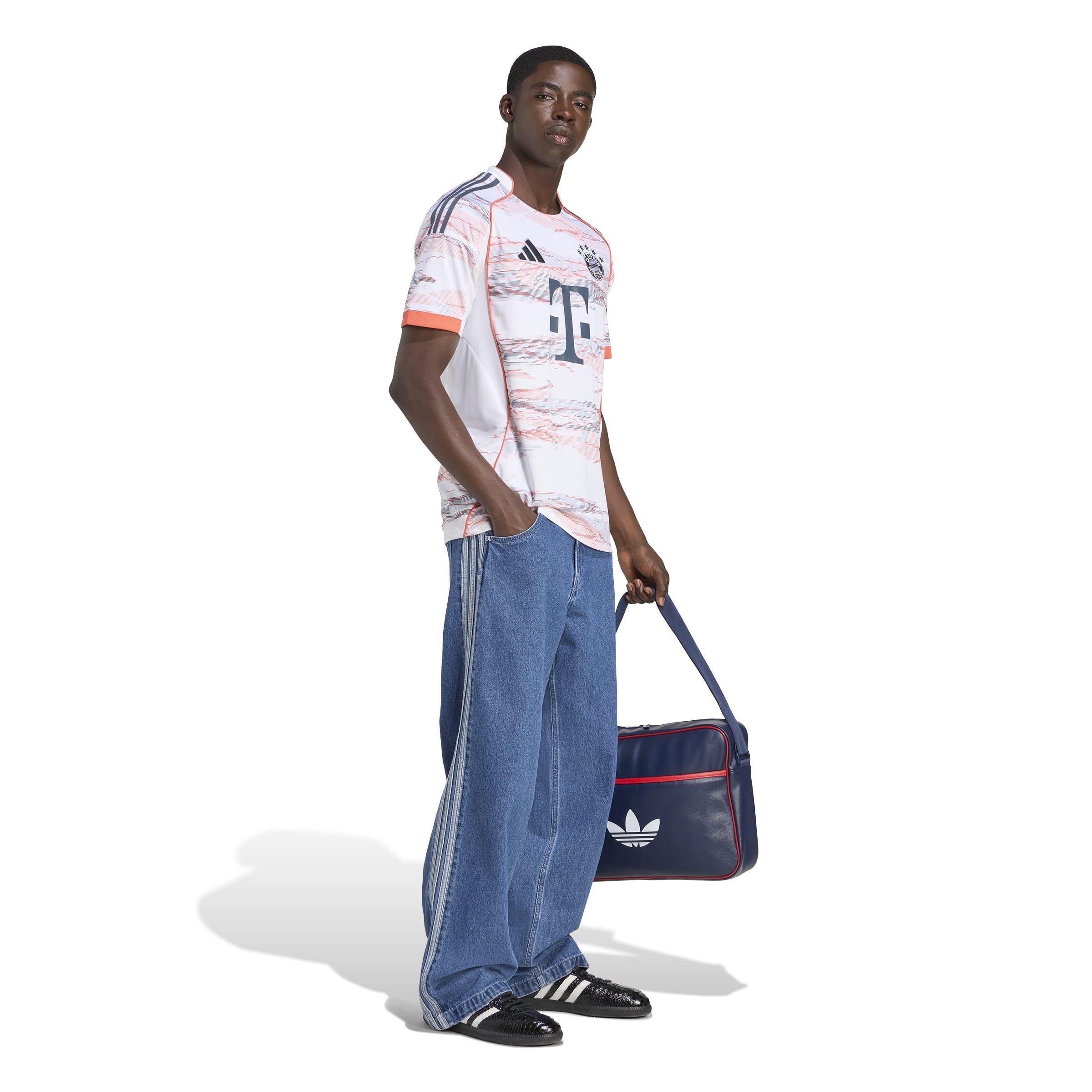 White - adidas - Bayern Munich Away Shirt 2025 2026 Adults - 7