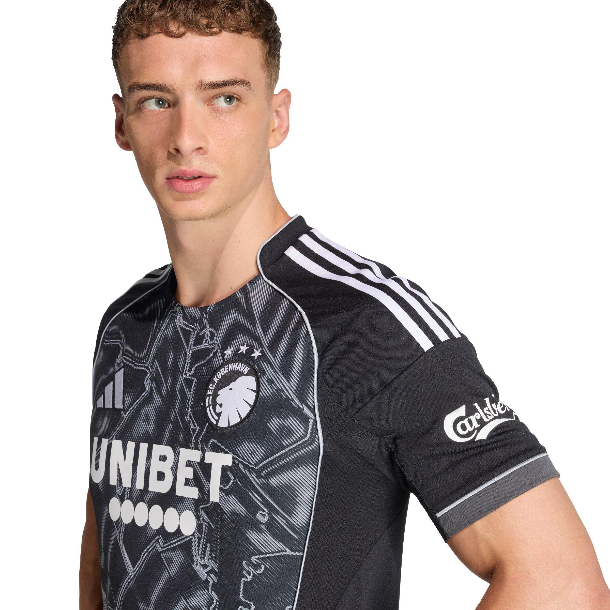 Black/White - adidas - Copenhagen Away Shirt 2025 2026 Adults - 6