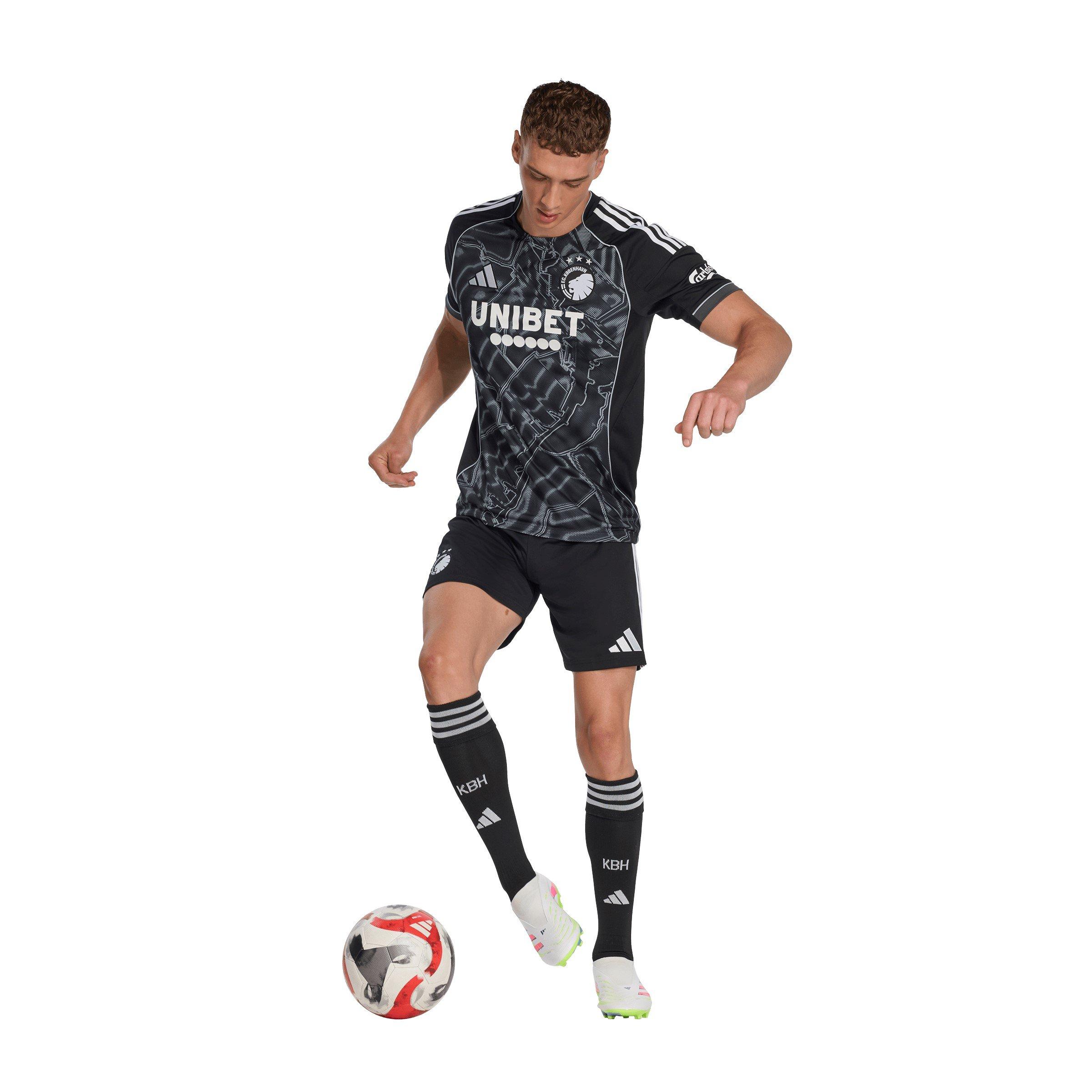 Black/White - adidas - Copenhagen Away Shirt 2025 2026 Adults - 7