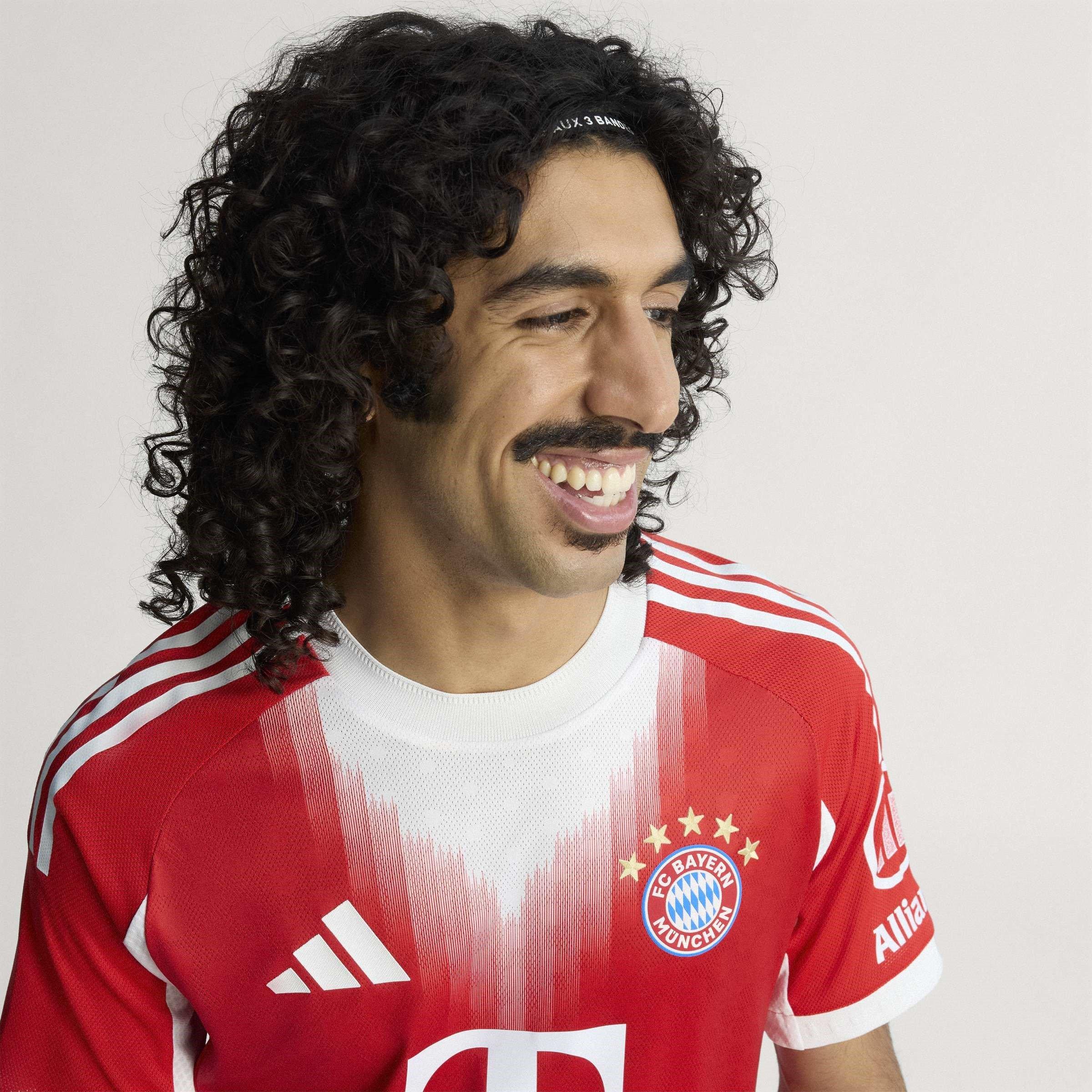 Red - adidas - Bayern Munich Authentic Home Shirt 2025 2026 Adults - 12