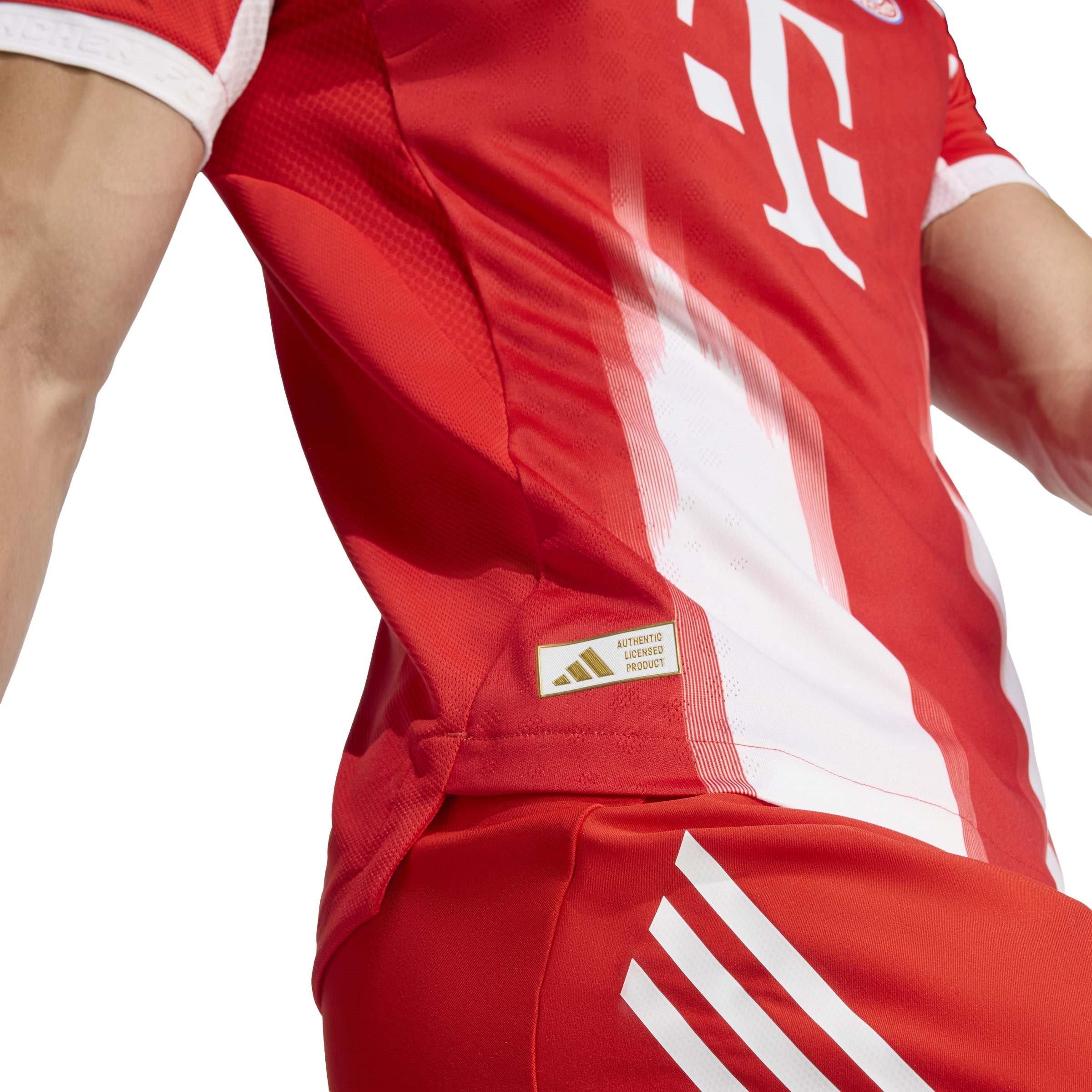 Red - adidas - Bayern Munich Authentic Home Shirt 2025 2026 Adults - 6