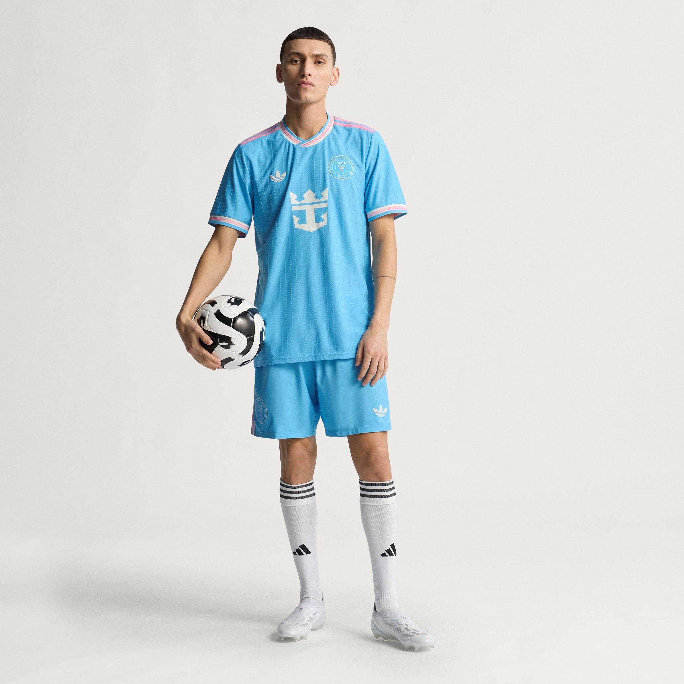 Blue - adidas - adidas Inter Miami Authentic Third Shirt 2025 2026 Adults - 7