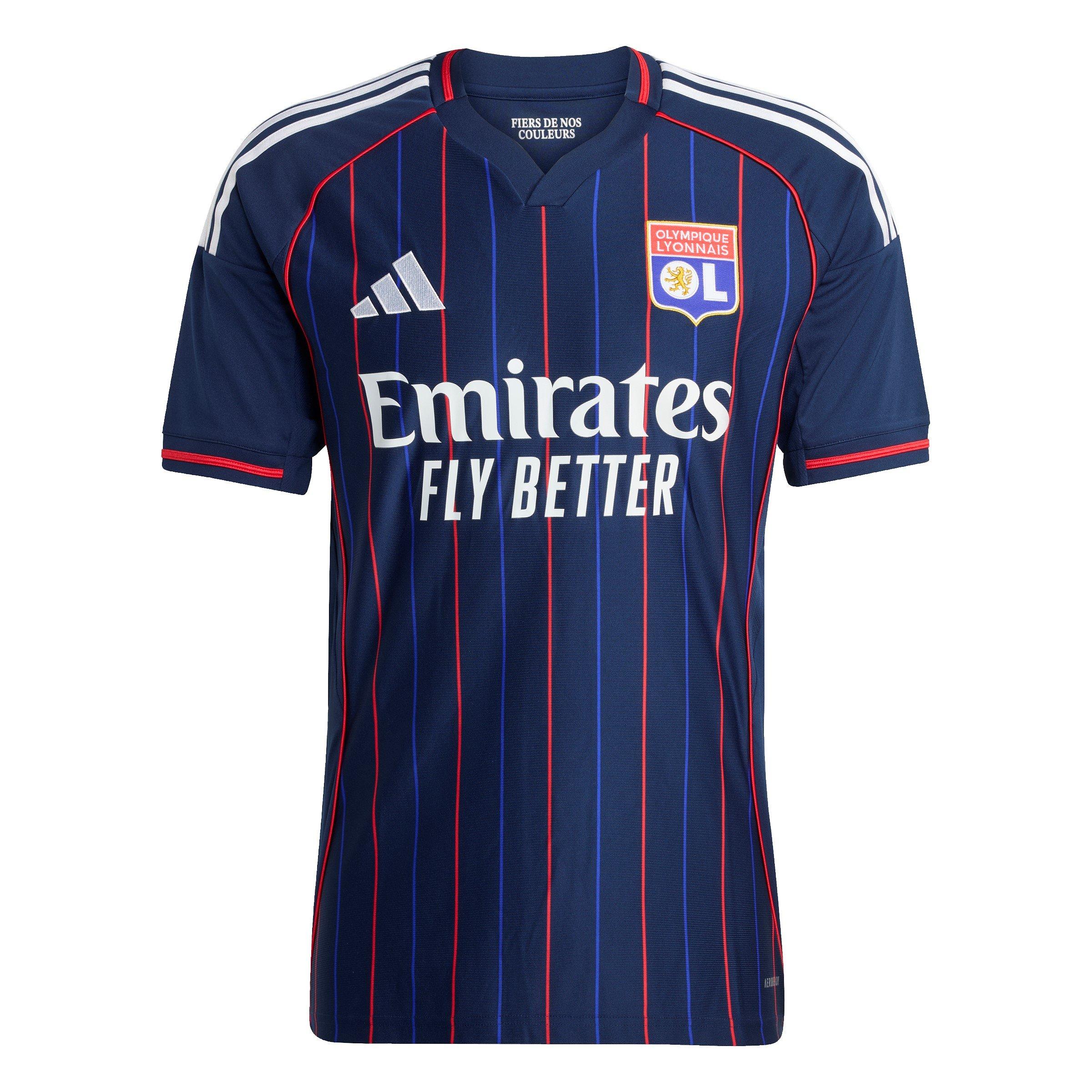 Blue - adidas - Olympique Lyon Away Shirt 2025 2026 Adults - 1