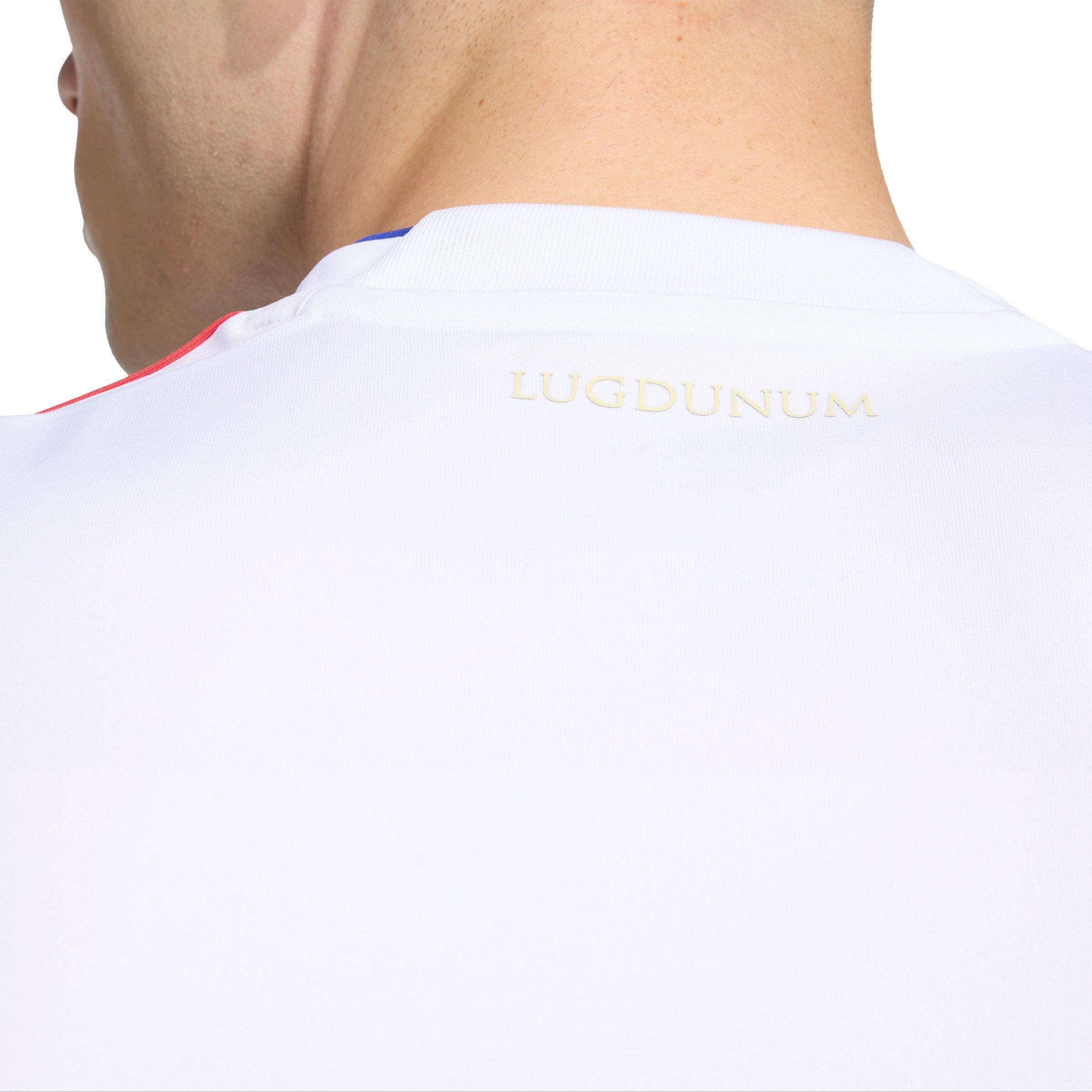 Wit - adidas - Lyon Home Shirt 2025 2026 Adults - 8