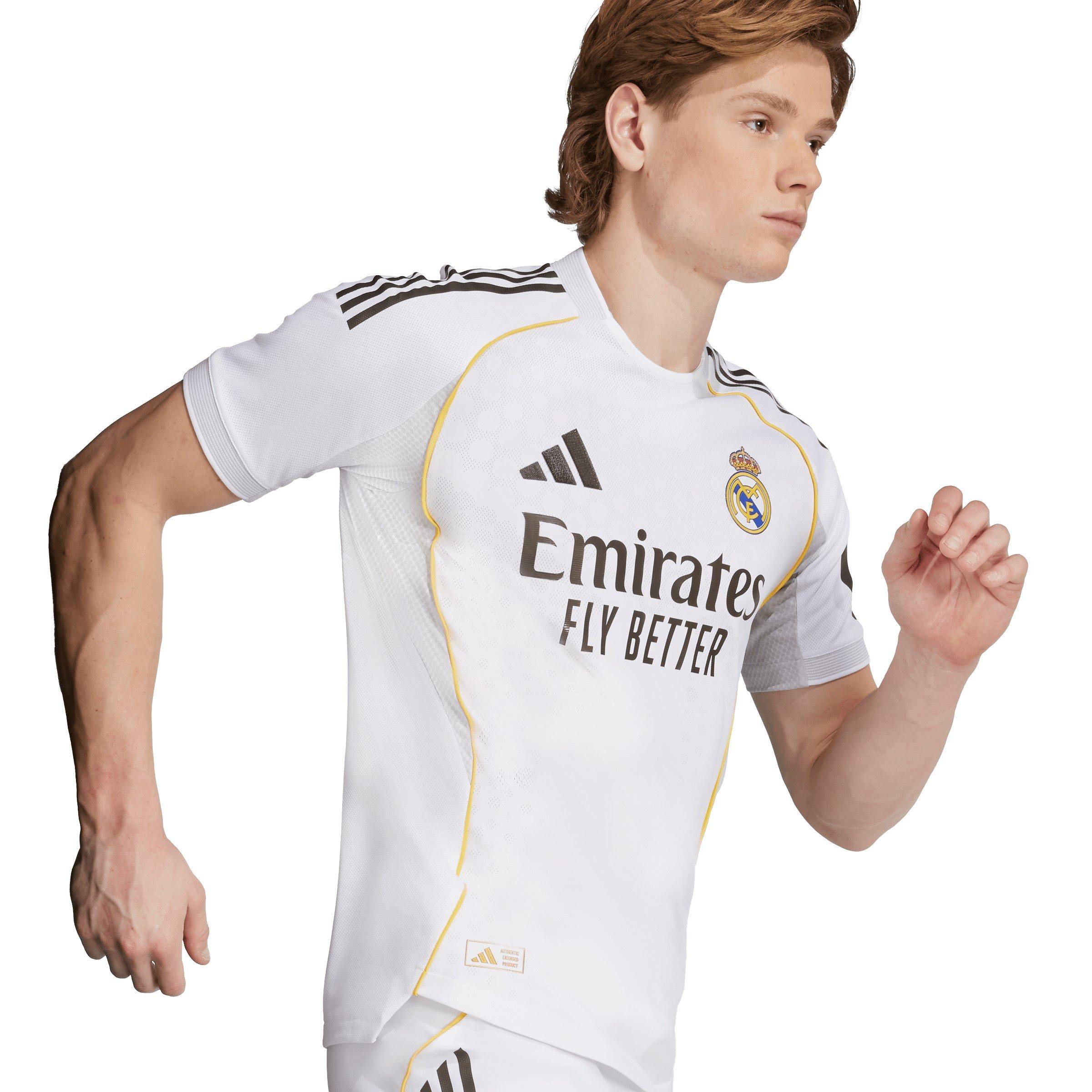 White - adidas - Real Madrid Authentic Home Shirt 2025 2026 Adults - 8