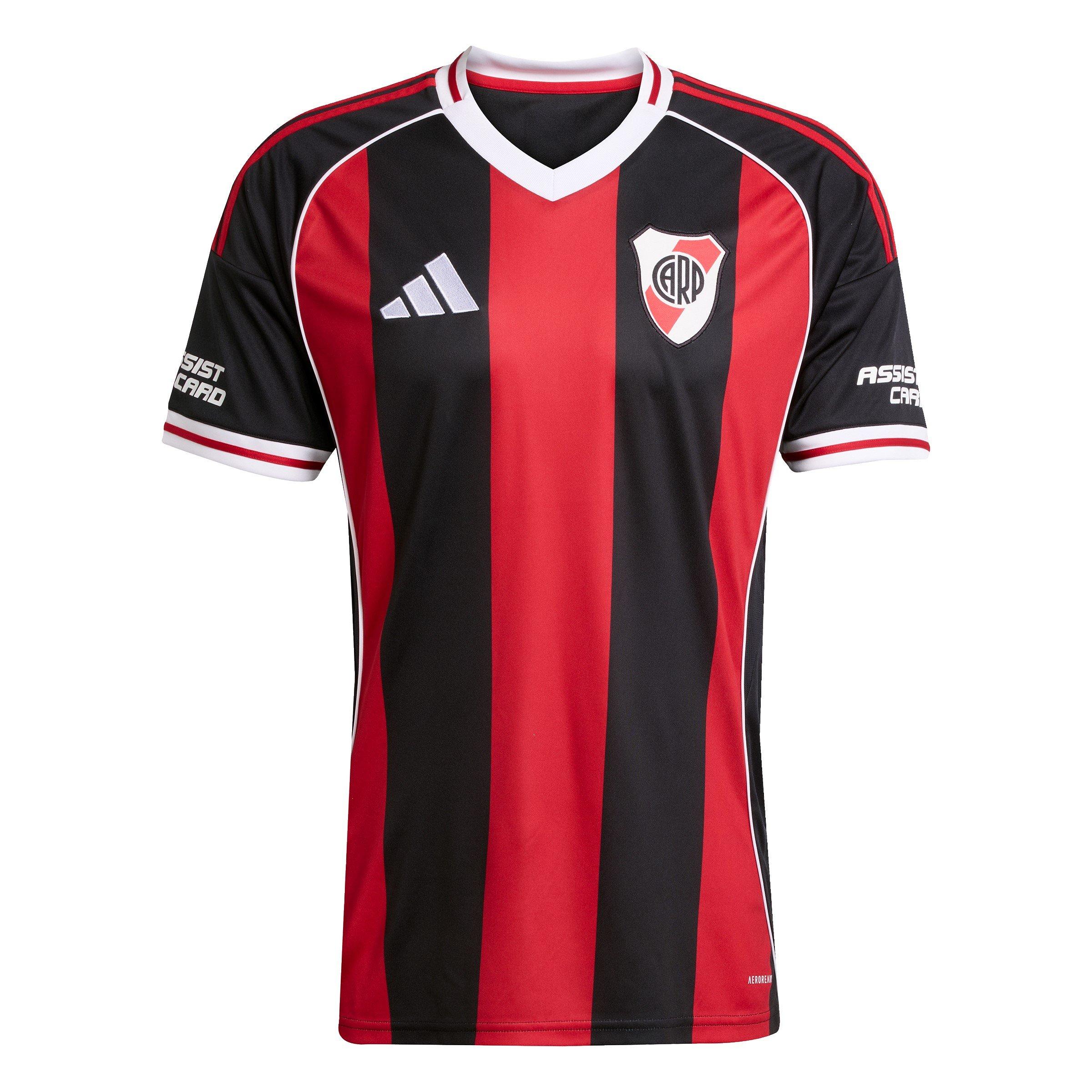 Black/Red - adidas - River Plate Away Shirt 2025 2026 Adults - 1