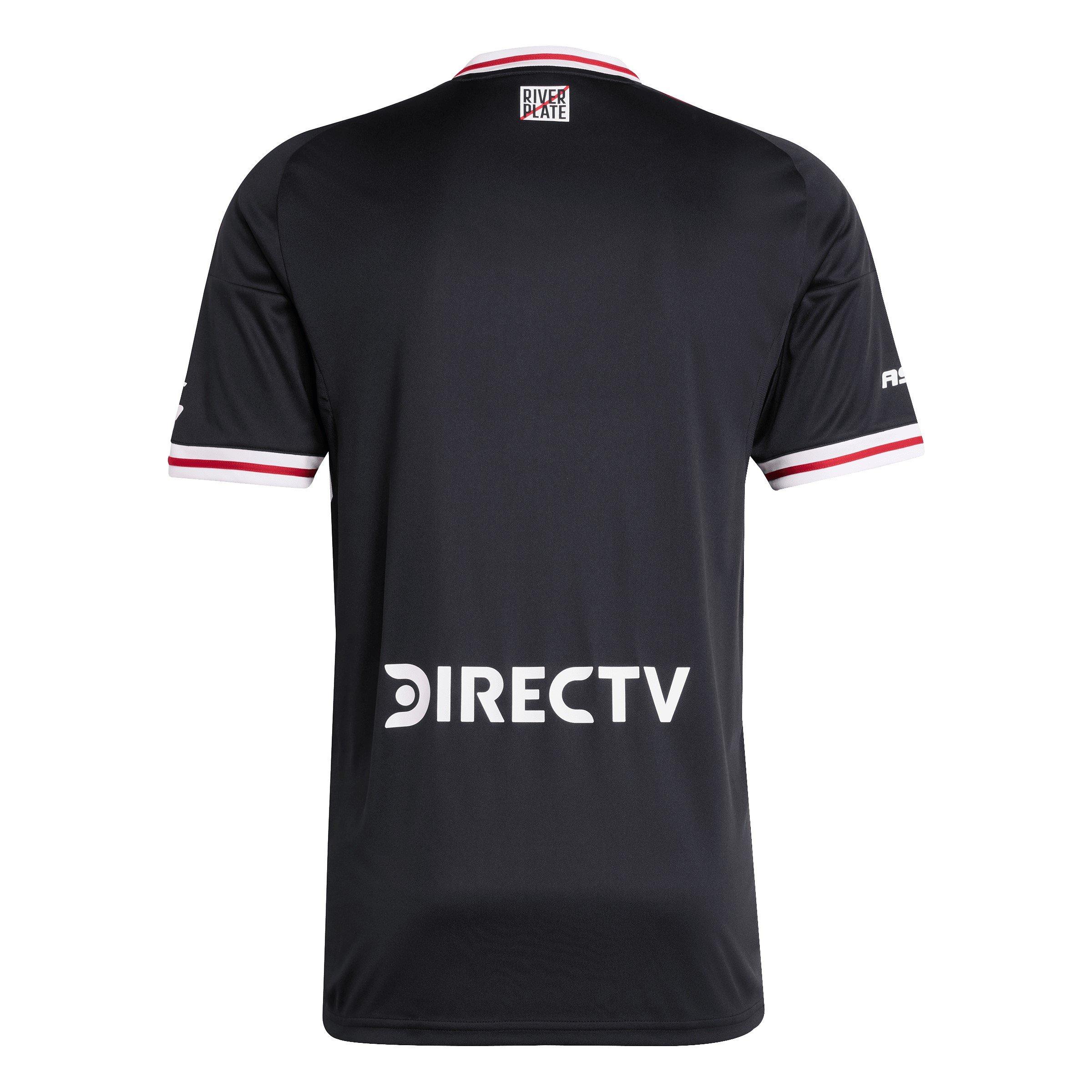 Zwart/Rood - adidas - River Plate Away Shirt 2025 2026 Adults - 2