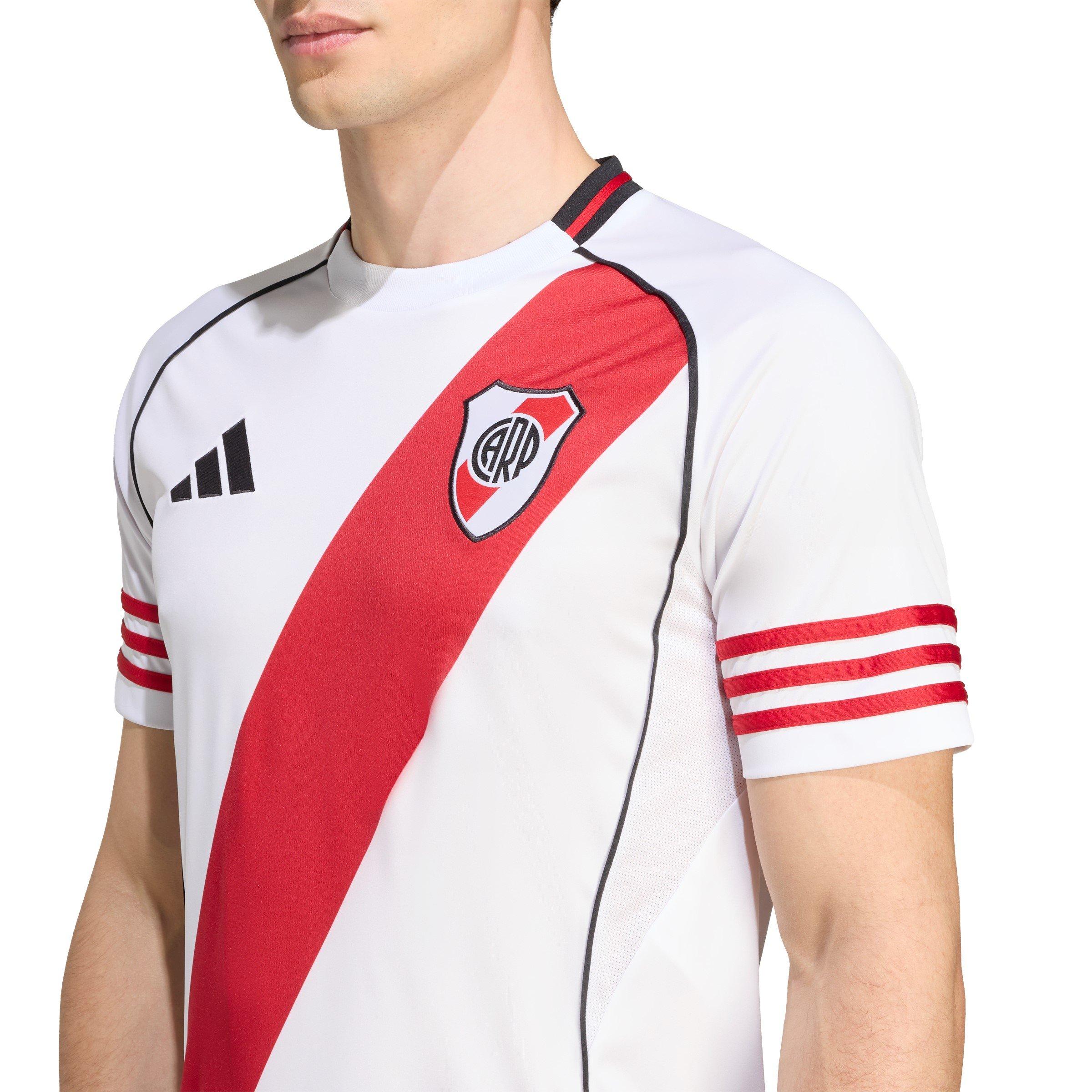 White/Red - adidas - River Plate Home Shirt 2025 2026 Adults - 6