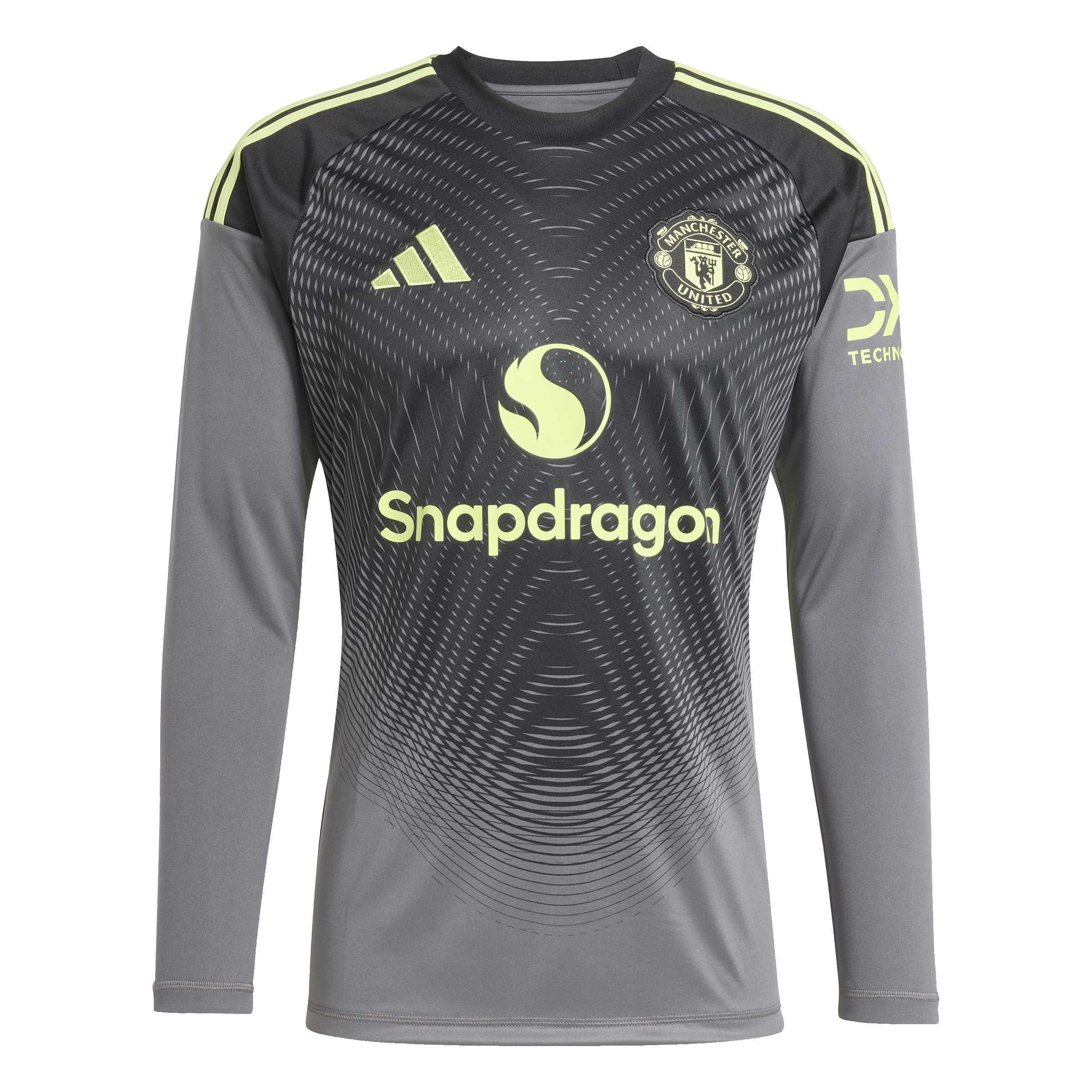 Adidas Men's Manchester United Long Sleeve Goalkeeper Shirt 2025 2026 Adults - Grey - XL