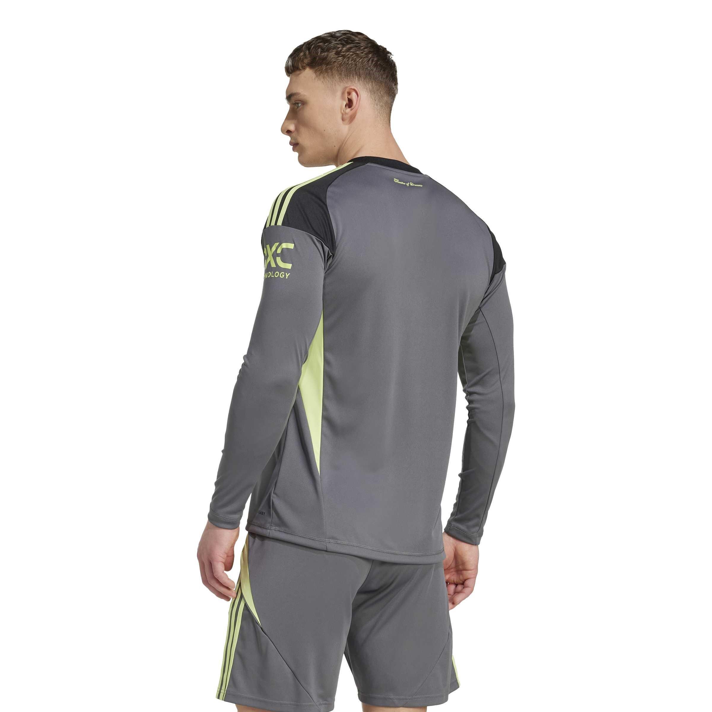 Grey - adidas - Manchester United Long Sleeve Goalkeeper Shirt 2025 2026 Adults - 4