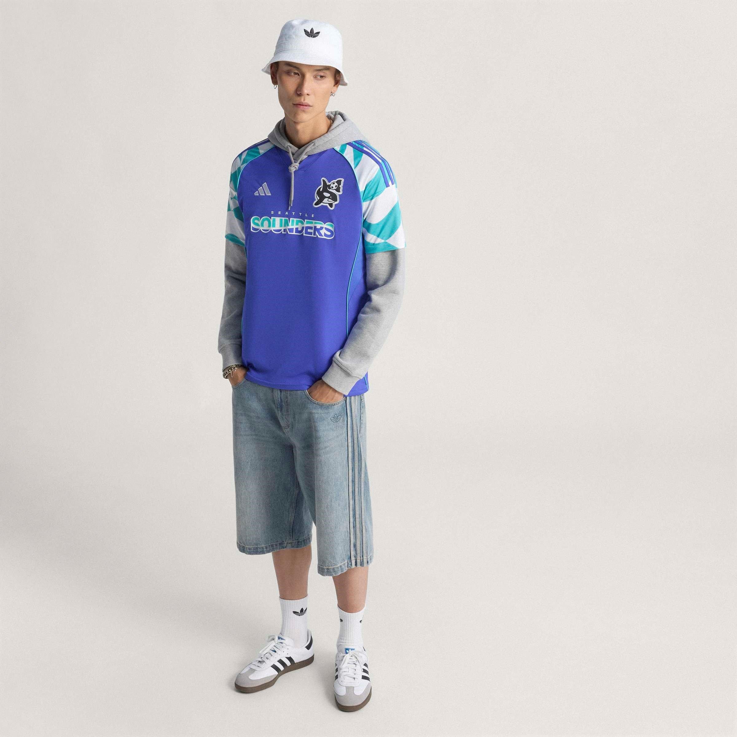 Blauw - adidas - Seattle Sounders Third Shirt 2025 2026 Adults - 11