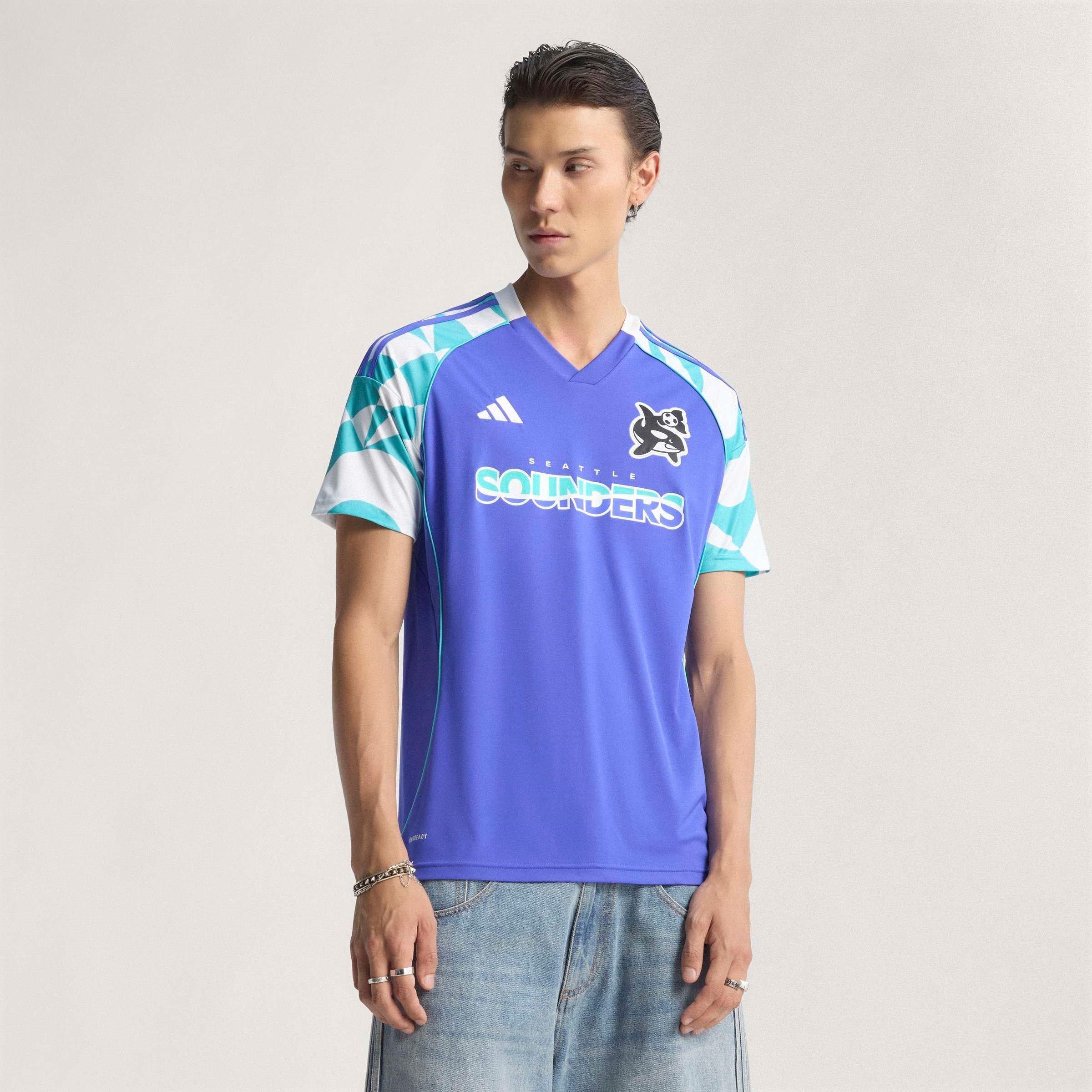 Blauw - adidas - Seattle Sounders Third Shirt 2025 2026 Adults - 8