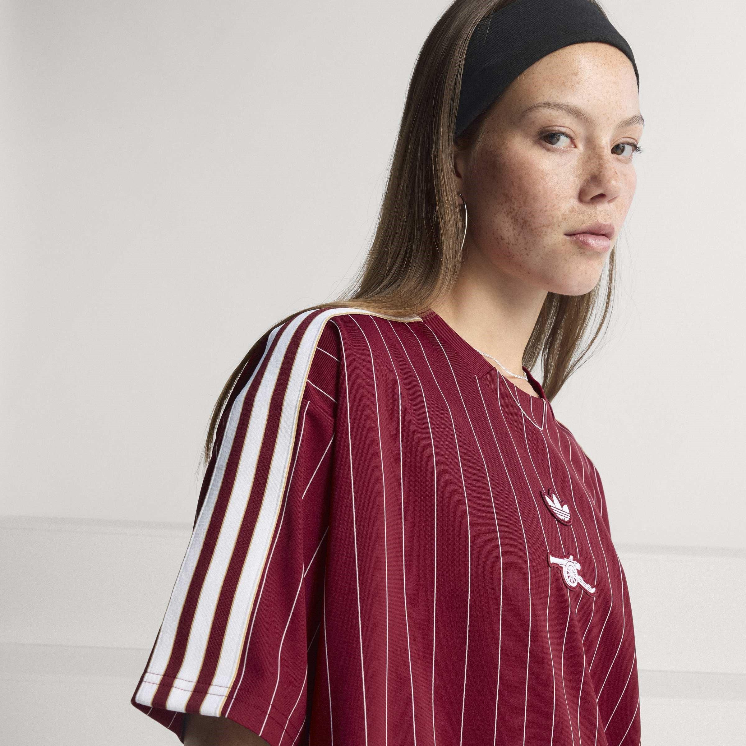 Burgundy/Gold - adidas - Arsenal Terrace Icons Shirt Mens - 12