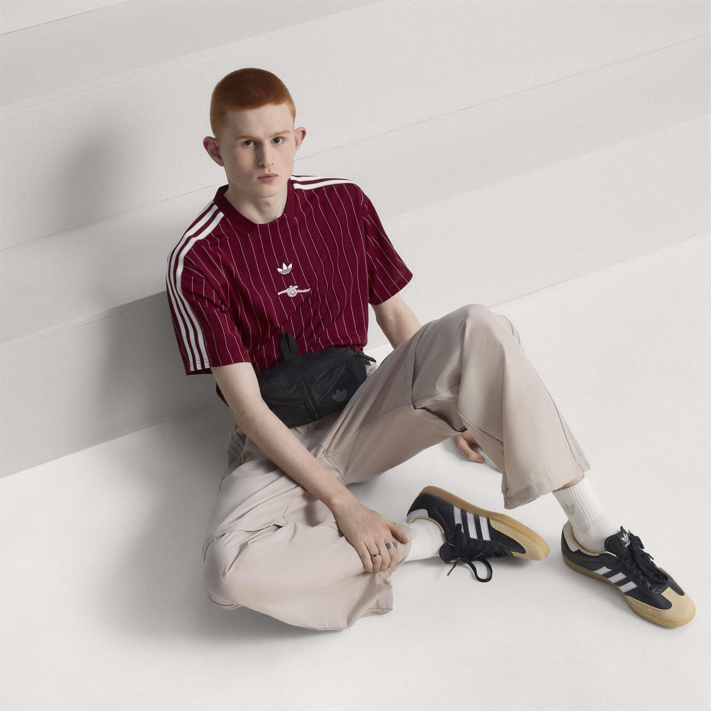 Burgundy/Gold - adidas - Arsenal Terrace Icons Shirt Mens - 14