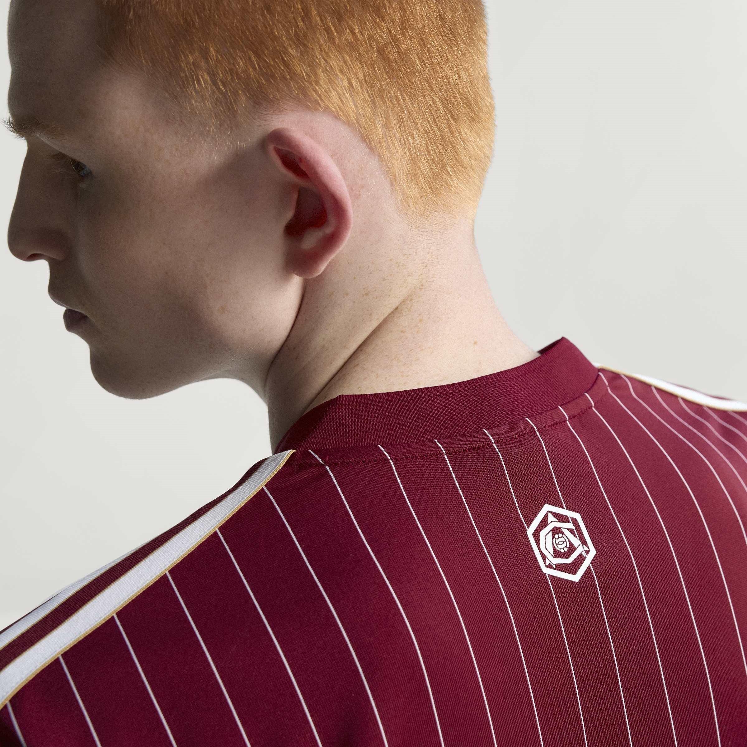 Burgundy/Gold - adidas - Arsenal Terrace Icons Shirt Mens - 15