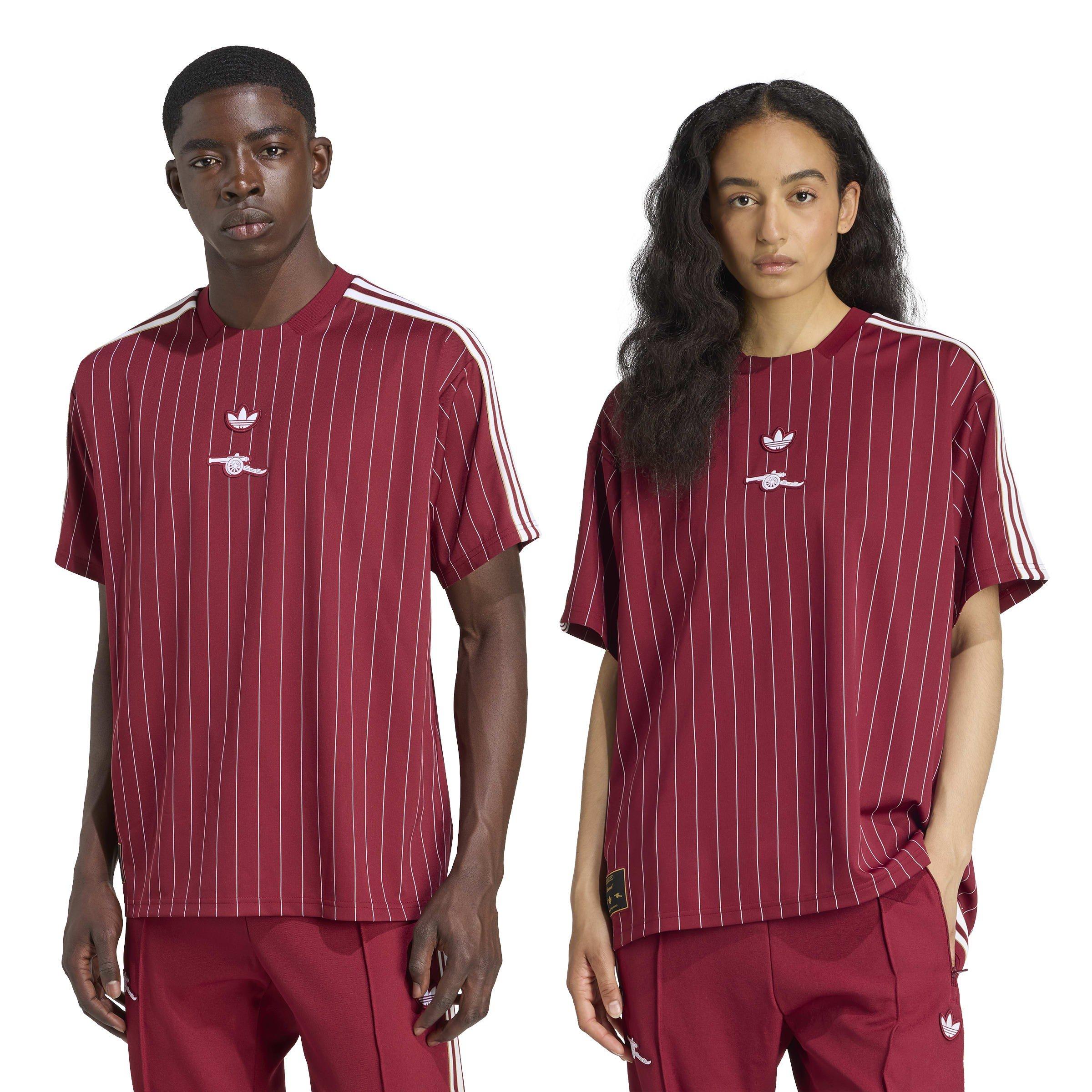 Burgundy/Gold - adidas - Arsenal Terrace Icons Shirt Mens - 3