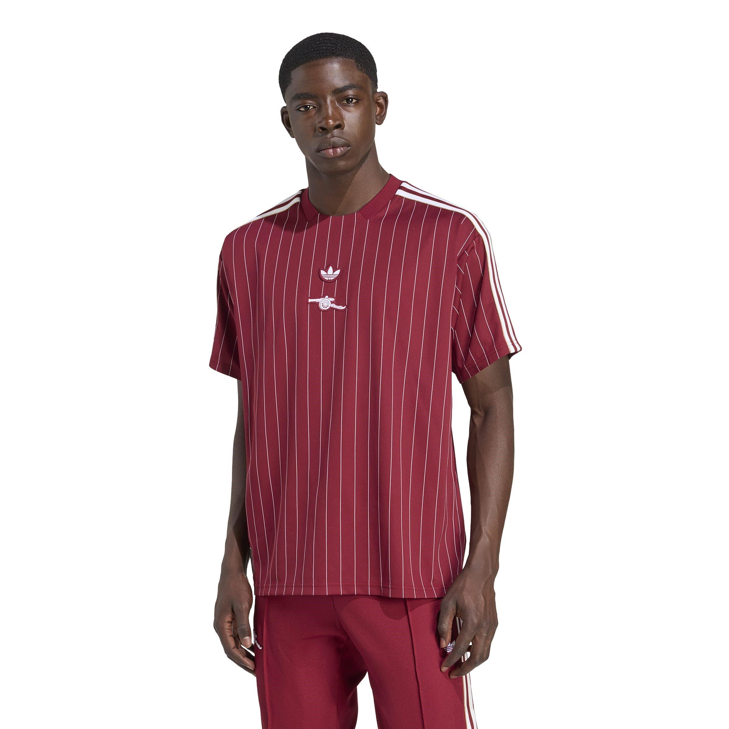 Burgundy/Gold - adidas - Arsenal Terrace Icons Shirt Mens - 5