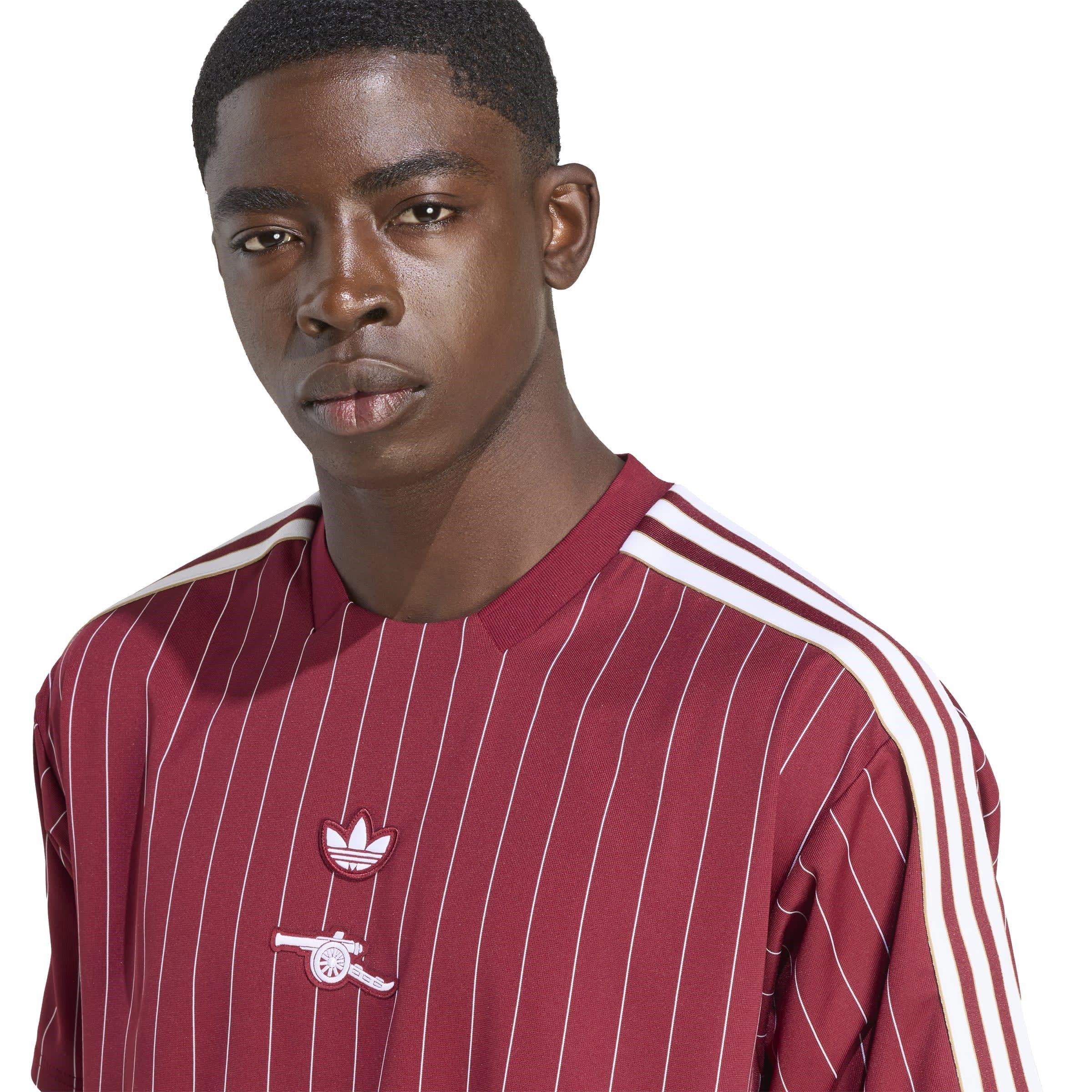 Burgundy/Gold - adidas - Arsenal Terrace Icons Shirt Mens - 9