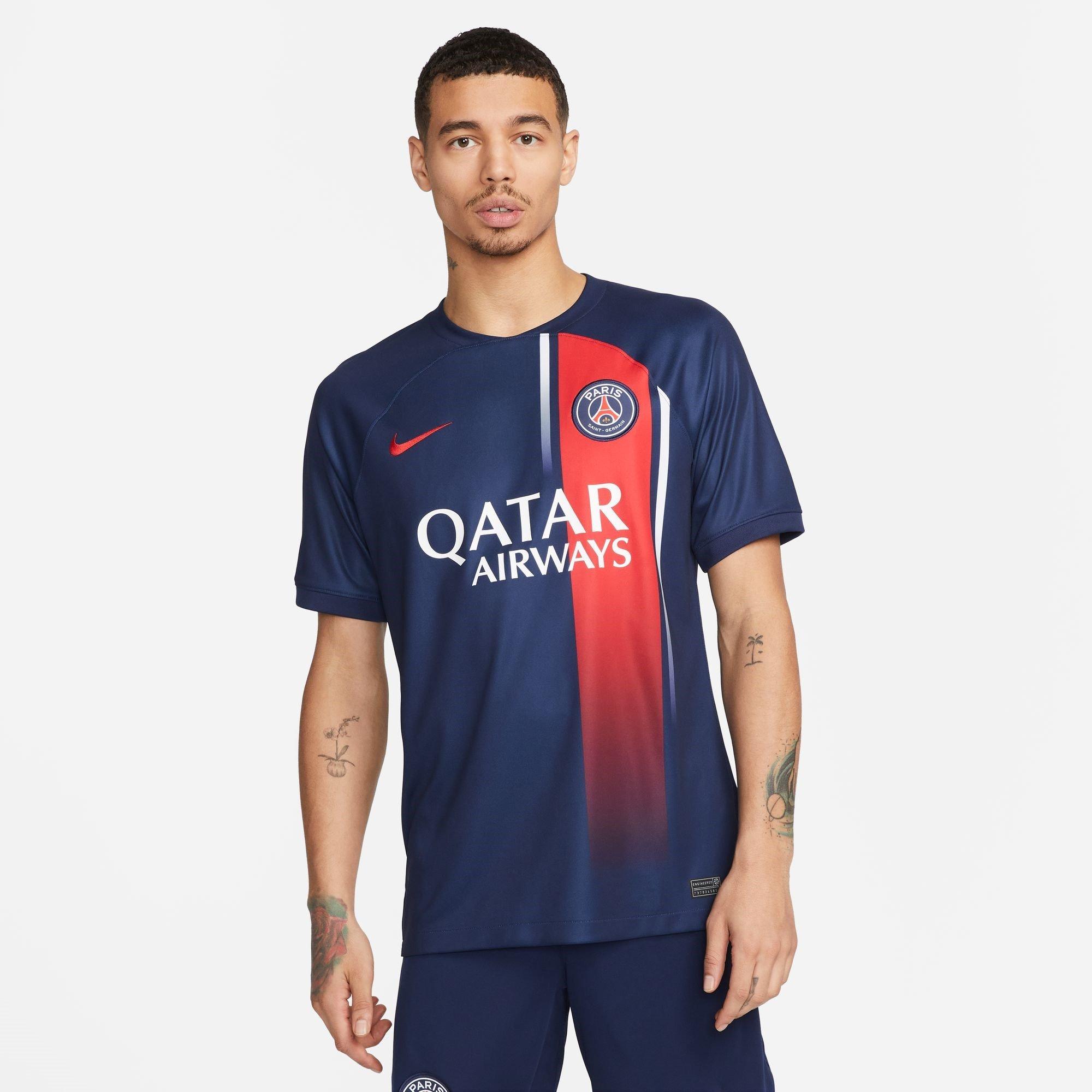 Marine/Rood - Nike - Paris Saint Germain Home Shirt 2023 2024 Adults - 3