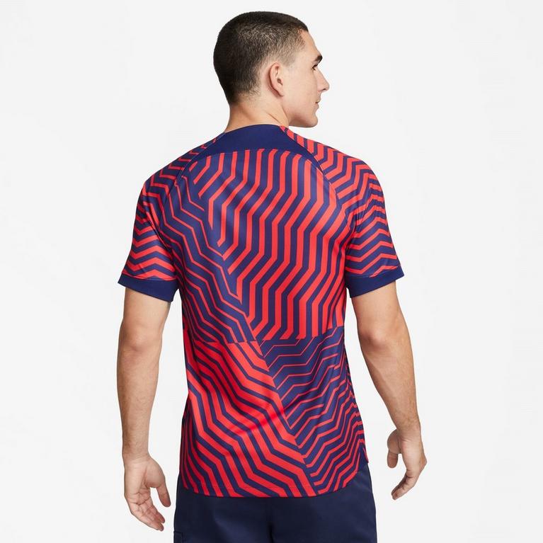 Bleu/Rouge - Nike - Soleil Embroidered Shirt Dress - 2