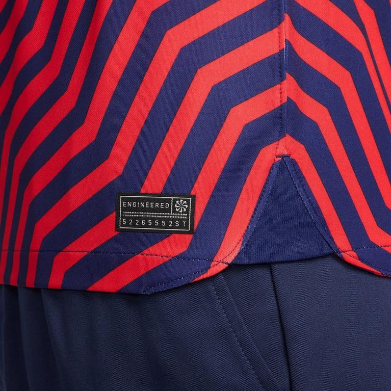 Bleu/Rouge - Nike - Soleil Embroidered Shirt Dress - 5