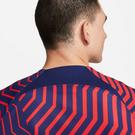 Bleu/Rouge - Nike - Soleil Embroidered Shirt Dress - 7