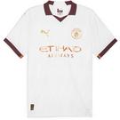 Blanc/Bronze - Puma - Manchester City Authentic Away Shirt 2023 2024 Adults - 1