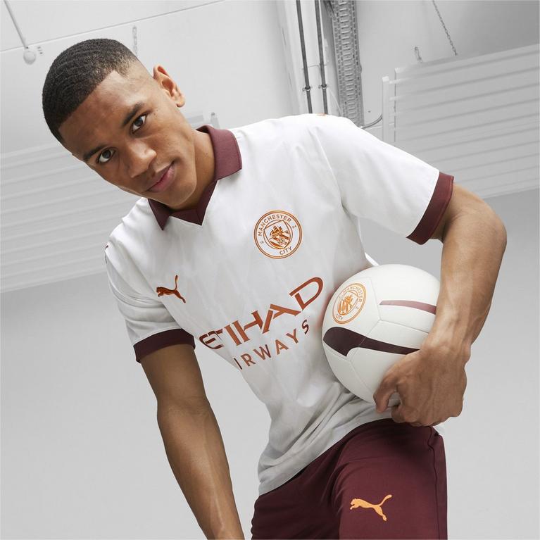Blanc/Bronze - Puma - Manchester City Authentic Away Shirt 2023 2024 Adults - 2