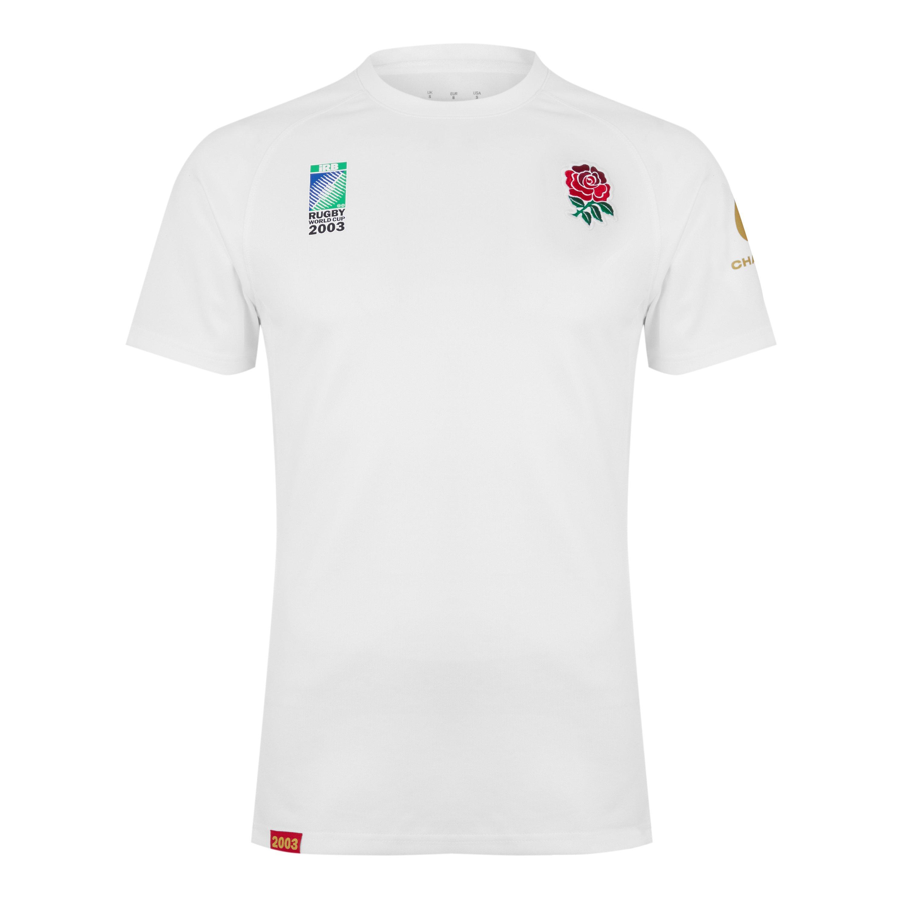 Hvid - Castore - England Rugby Champions Shirt 2003 Adults - 1