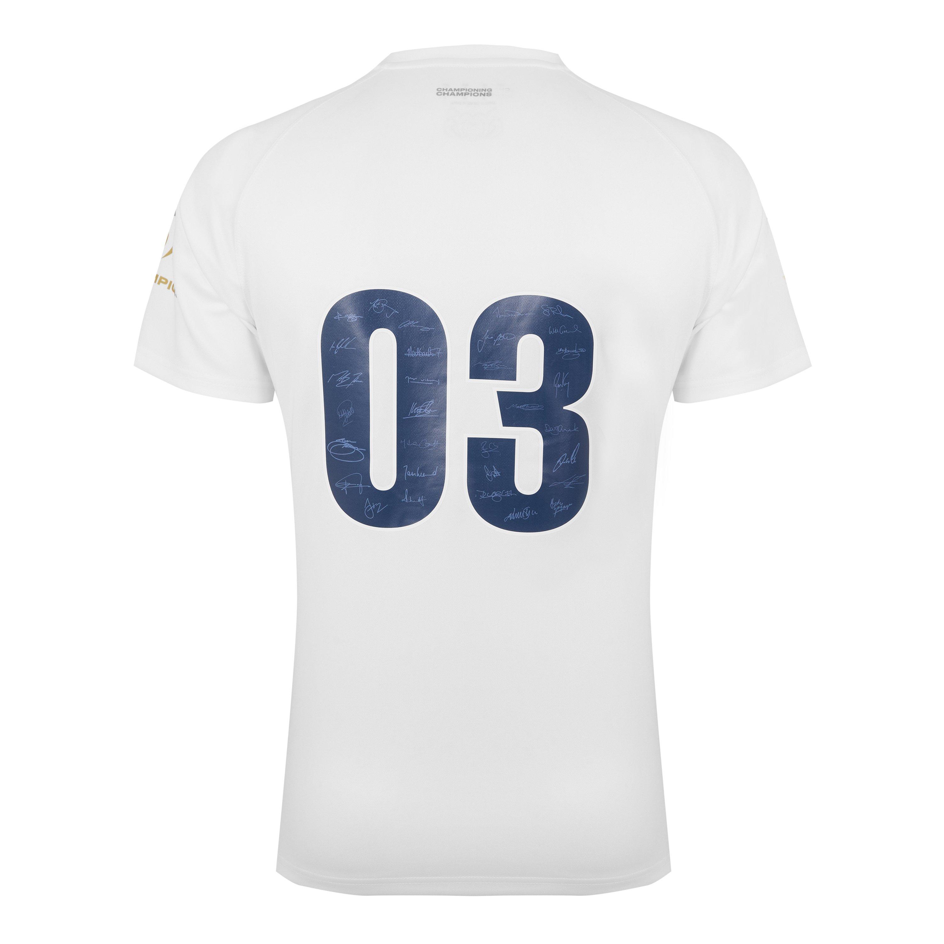 Hvid - Castore - England Rugby Champions Shirt 2003 Adults - 3