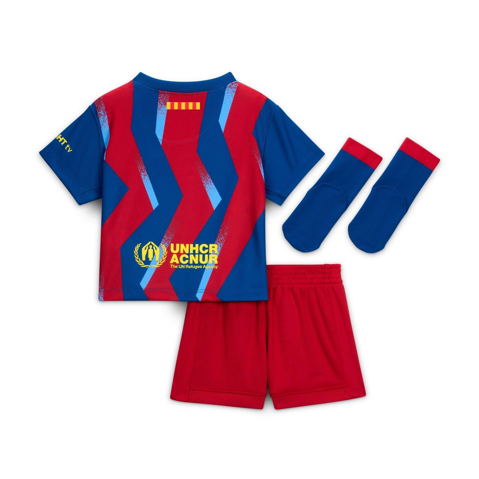 Blue/ Yellow - Nike - Barcelona Fourth Babykit 25/26 Babies - 2