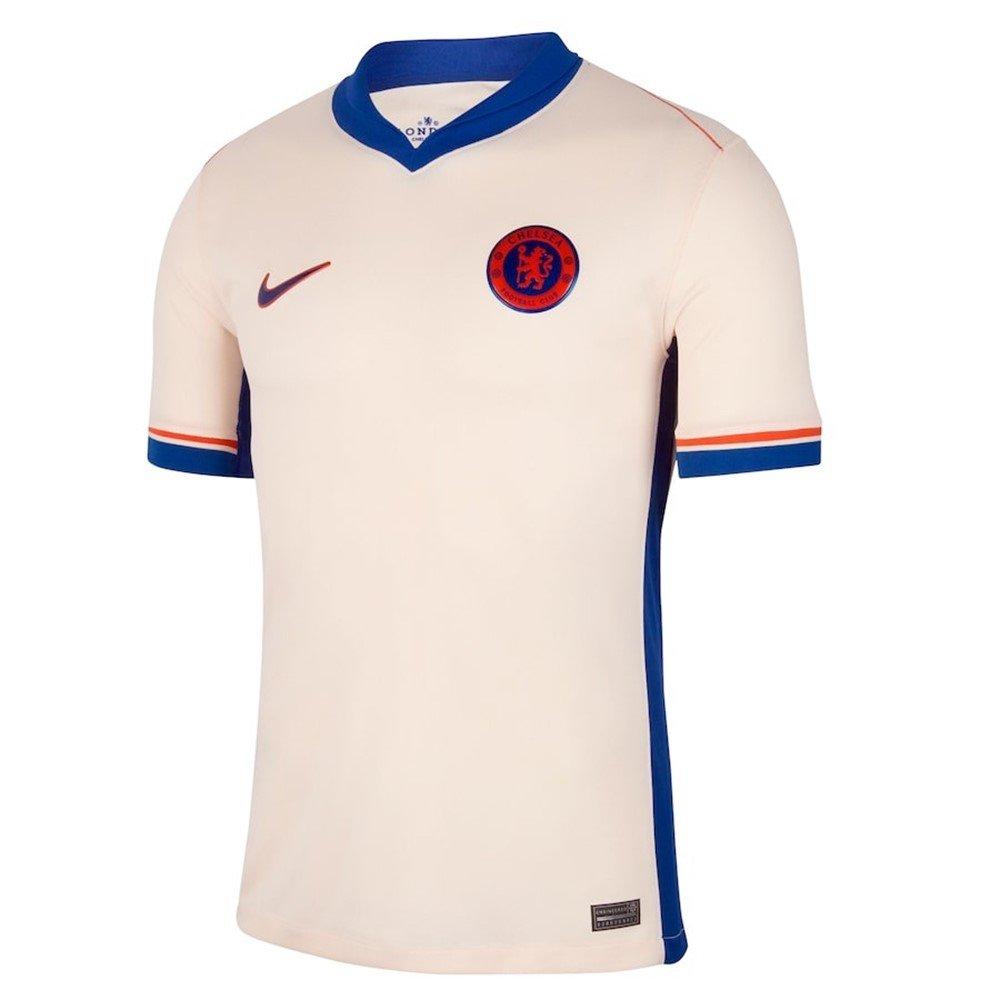 Nike Boys Chelsea Away Shirt 2024 2025 Juniors - Cream/Orange - 9-10 (M)