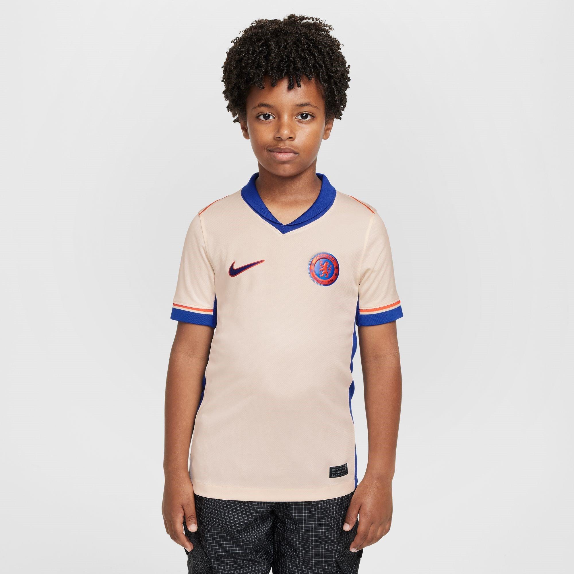 Creme/Orange - Nike - Chelsea Away Shirt 2024 2025 Juniors - 3