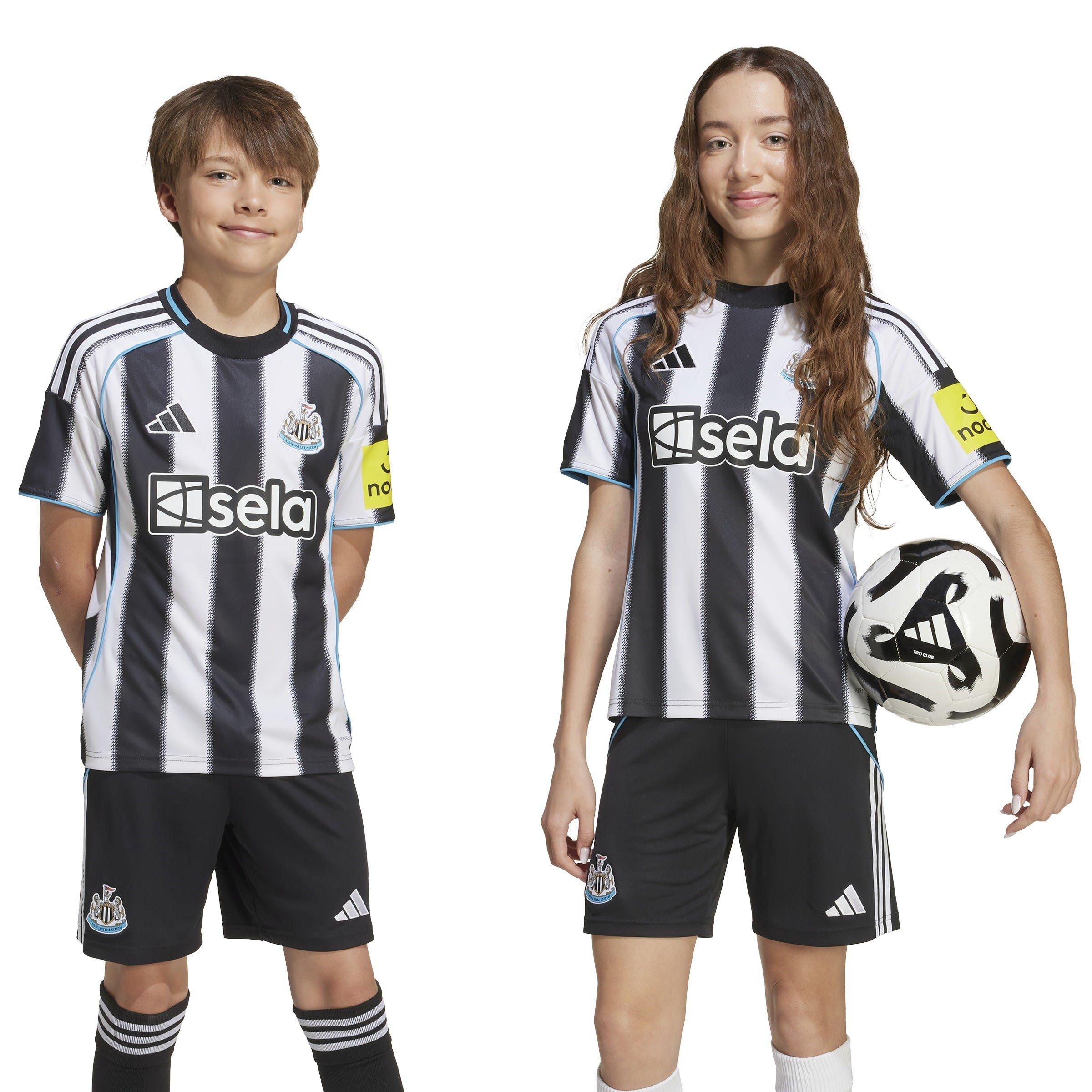 Black/White - adidas - Newcastle United Home Shirt 2025 2026 Juniors - 3