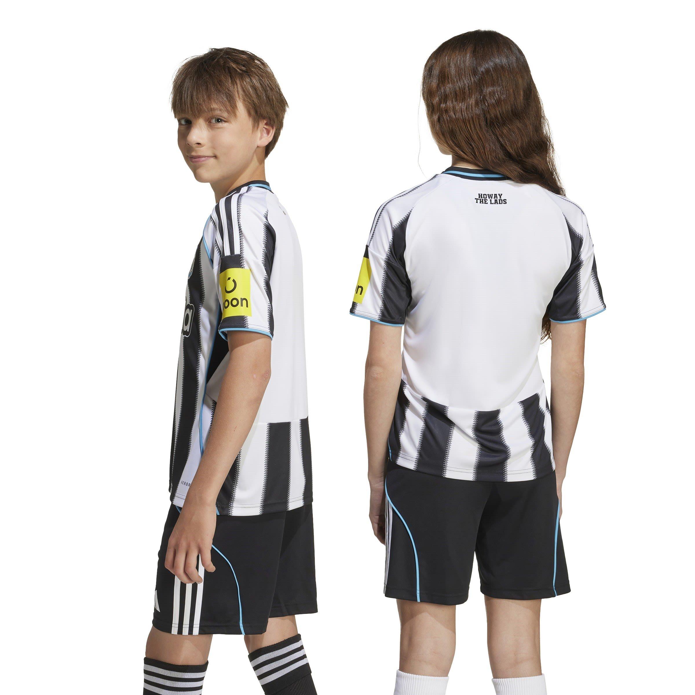 Black/White - adidas - Newcastle United Home Shirt 2025 2026 Juniors - 4