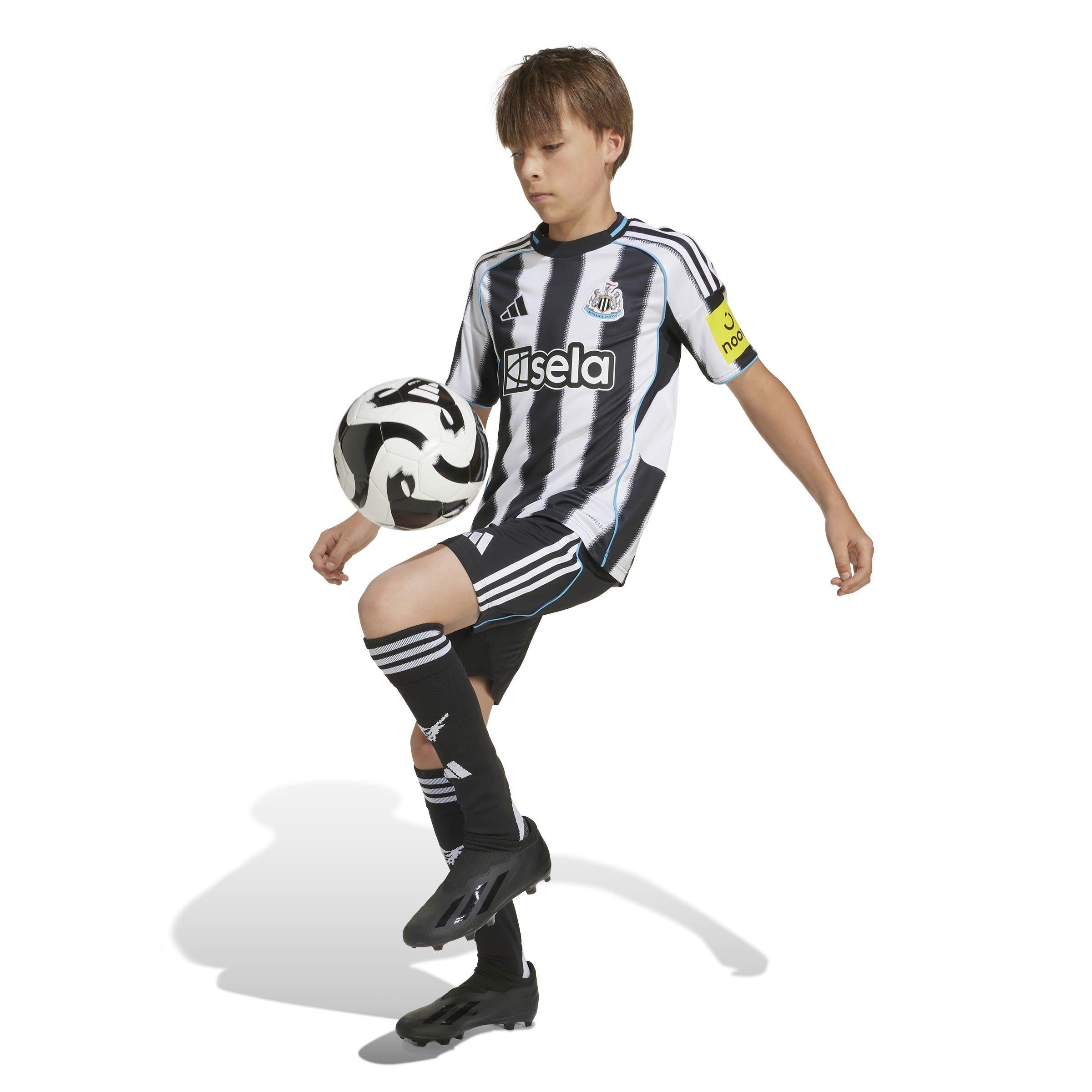 Black/White - adidas - Newcastle United Home Shirt 2025 2026 Juniors - 7
