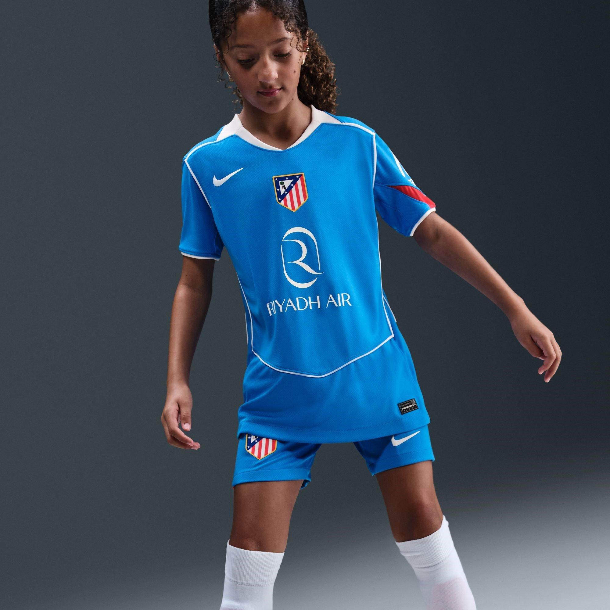 Blue/Red - Nike - Atletico Madrid Third Shirt 2025 2026 Juniors - 13