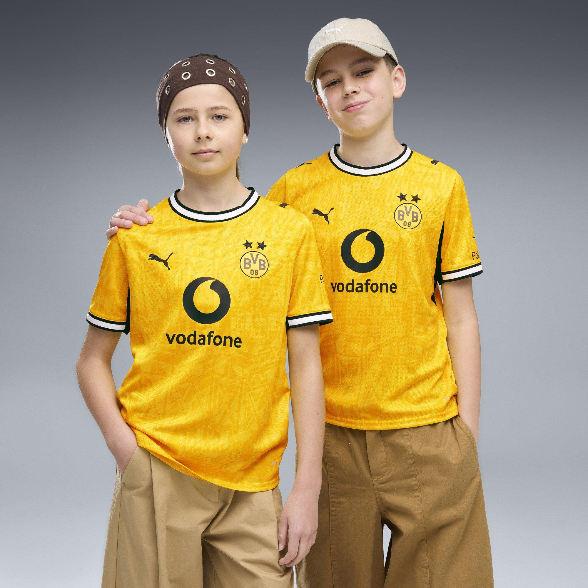 Gelb/Schwarz - Puma - Kids Borussia Dortmund Home Football Shirt 2026 2027 - 3