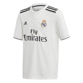 adidas Real Madrid Home Shirt 2018 2019 Boys