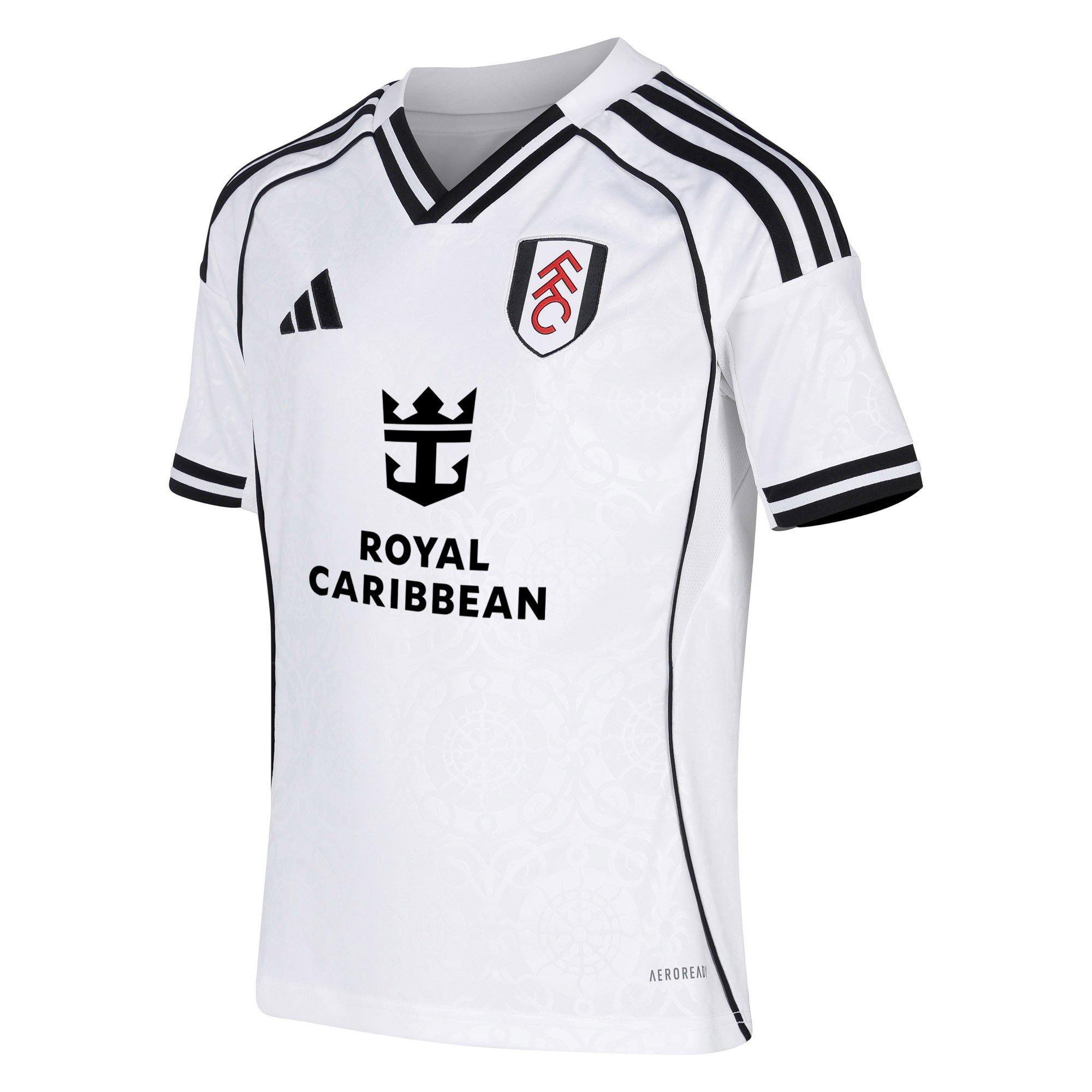 Bianco/Nero - adidas - Fulham Home Shirt 2025 2026 Juniors - 2