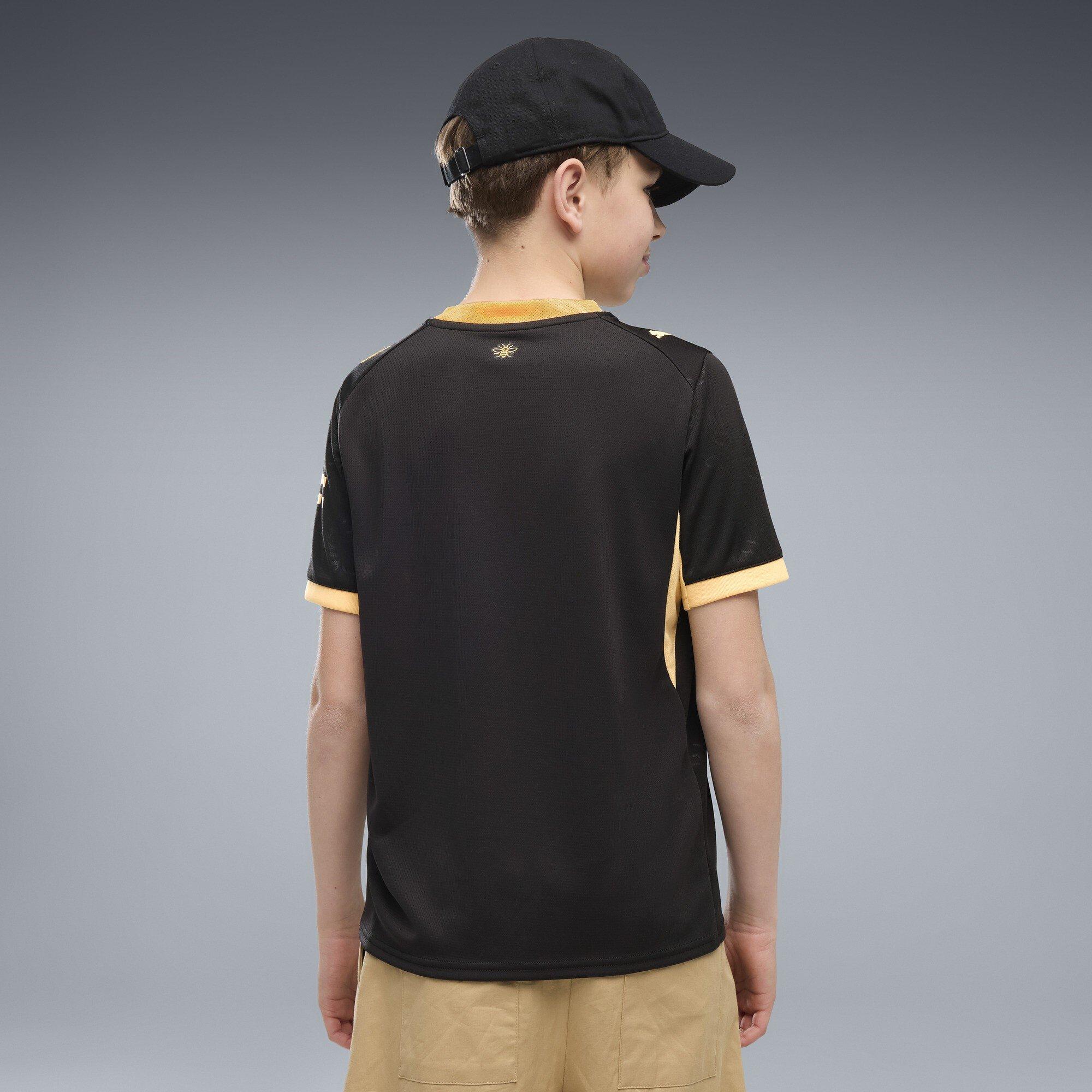 Black/Flaxen - Puma - Manchester City Away Shirt 2026/27 Juniors - 4