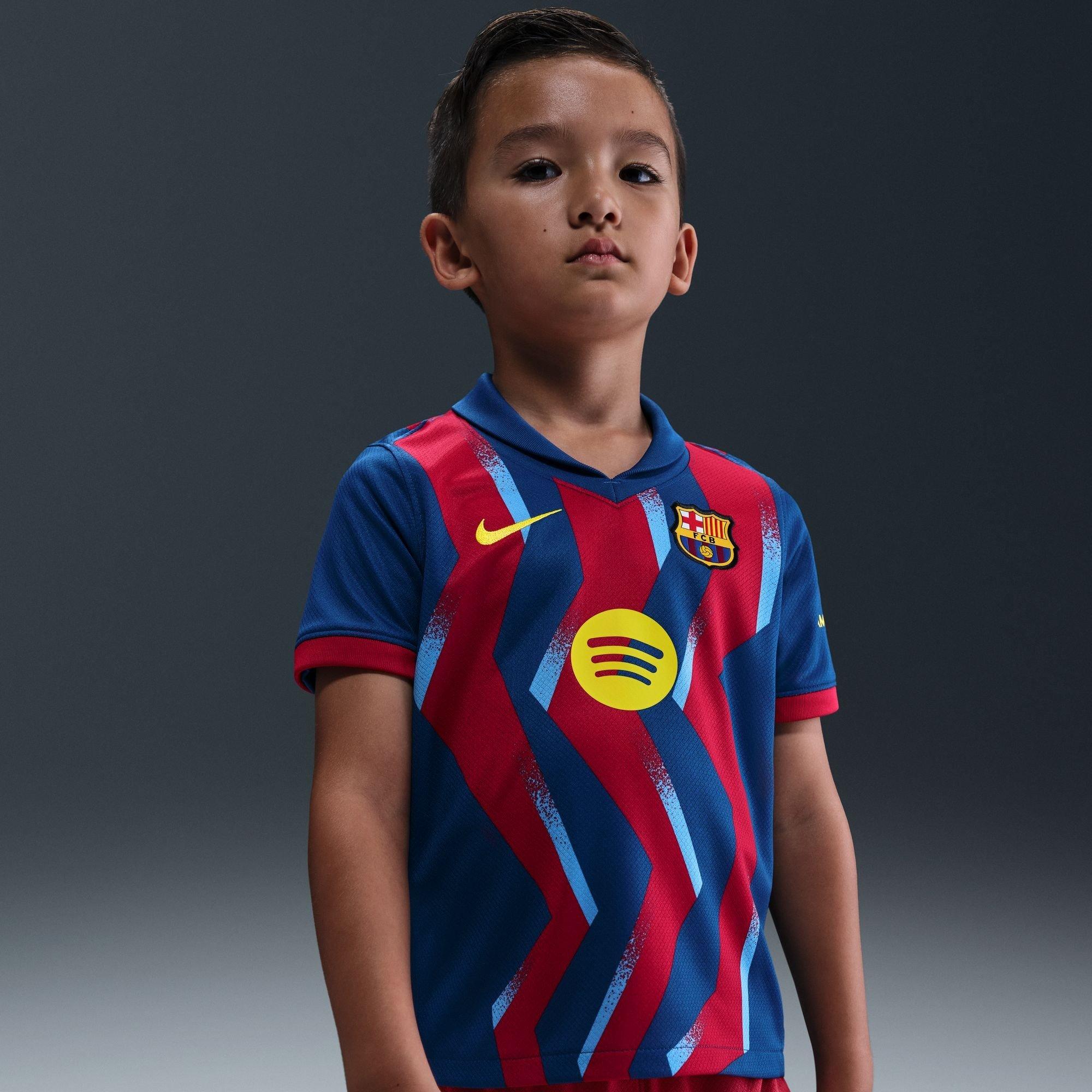 Blue/ Yellow - Nike - Barcelona Fourth Minikit 25/26 Infants - 12