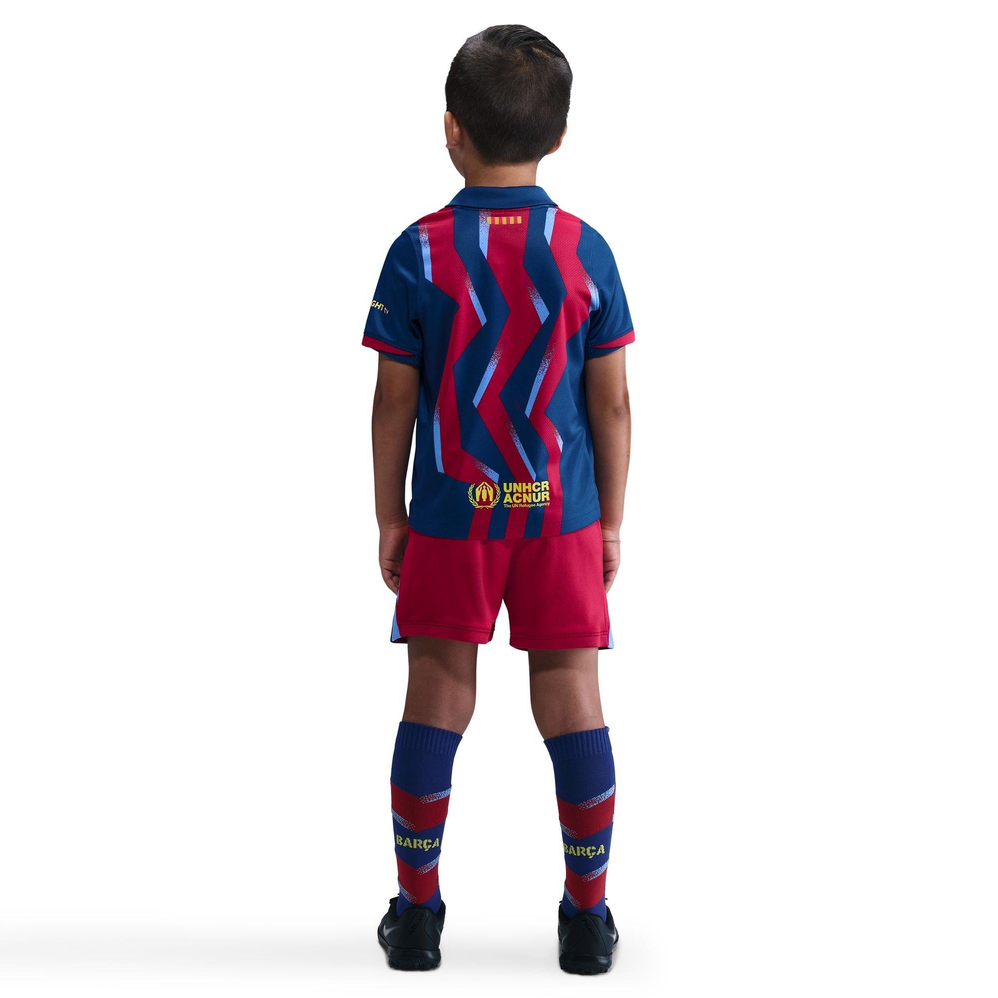 Blue/ Yellow - Nike - Barcelona Fourth Minikit 25/26 Infants - 4