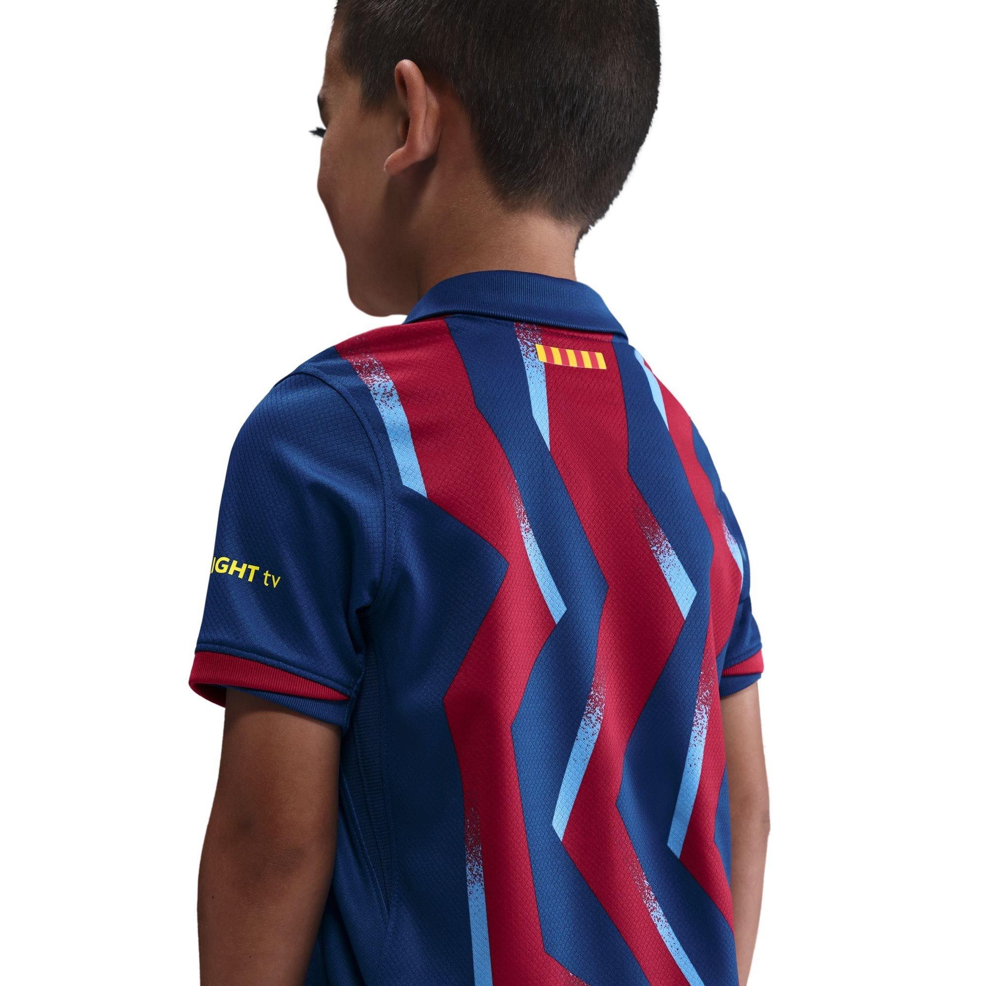 Blue/ Yellow - Nike - Barcelona Fourth Minikit 25/26 Infants - 6