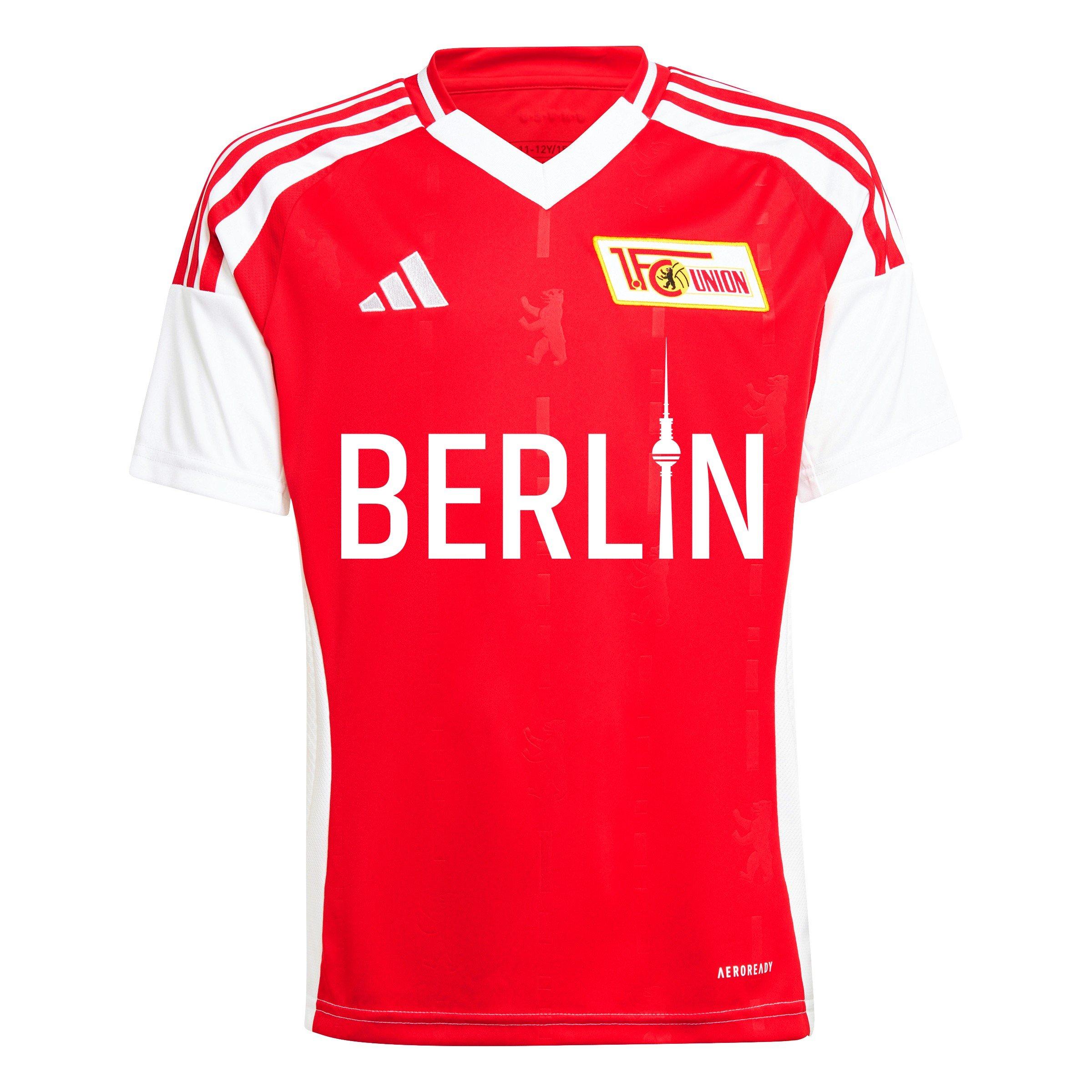 Vivid Red - adidas - adidas FC Union Berlin Home Kit 2025/2026 - 1
